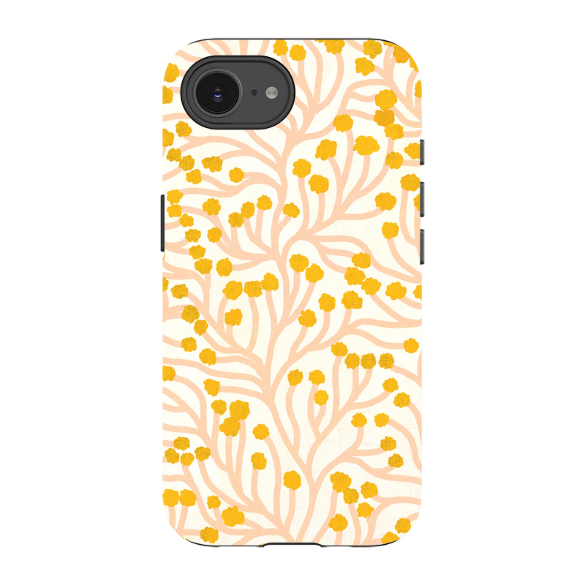 iPhone Tough Case - Vine Pink And Ochre By Katherine Quinn