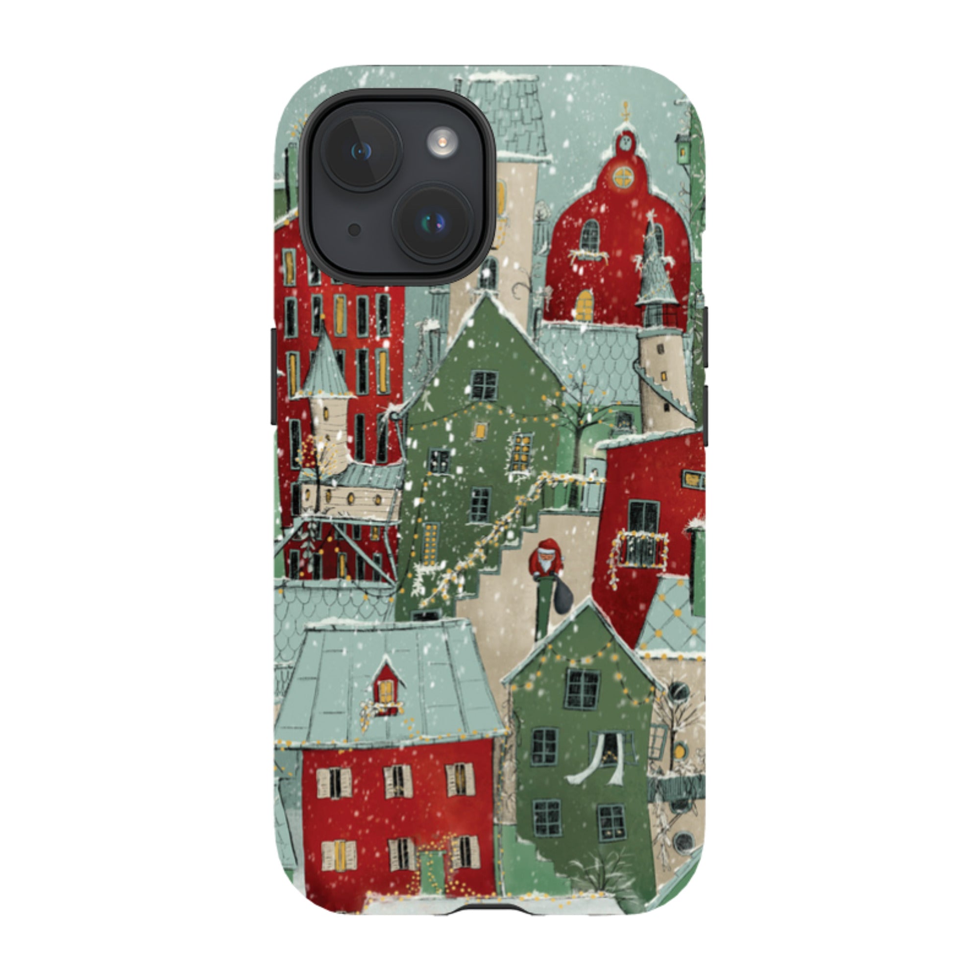 iPhone Tough Case - Citywinkles Red By Maja Lindberg