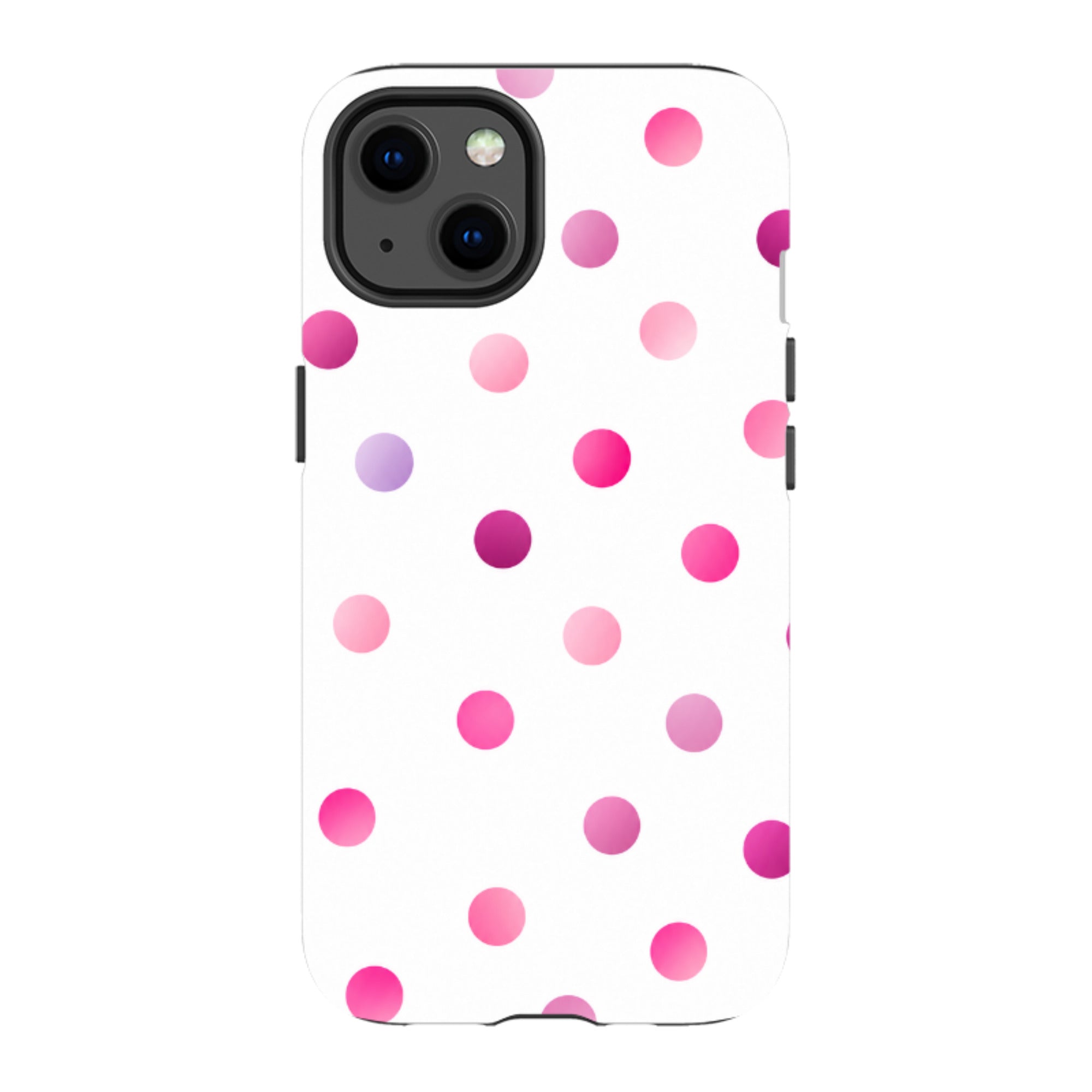 iPhone Tough Case - Pink Polka Dot