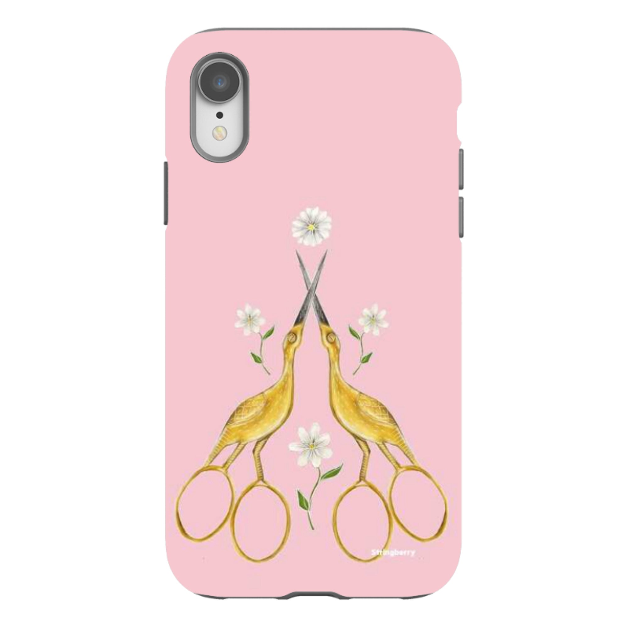 iPhone Tough Case - Heron Scissors By Catherine Rowe