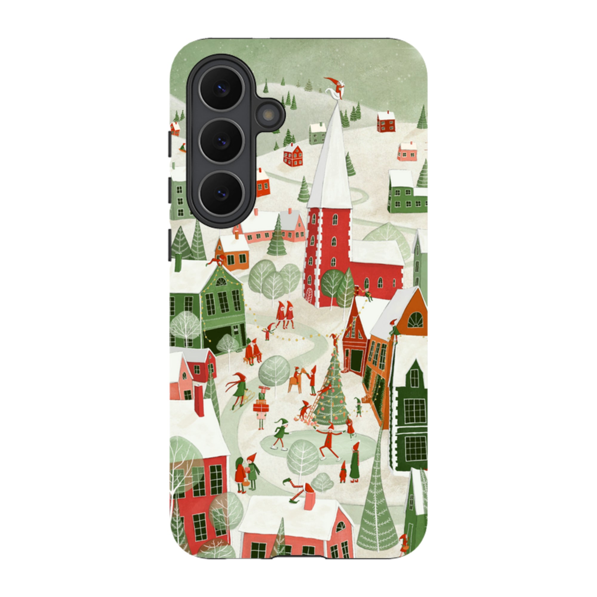 Samsung Tough Case - Christmas Town By Maja Lindberg
