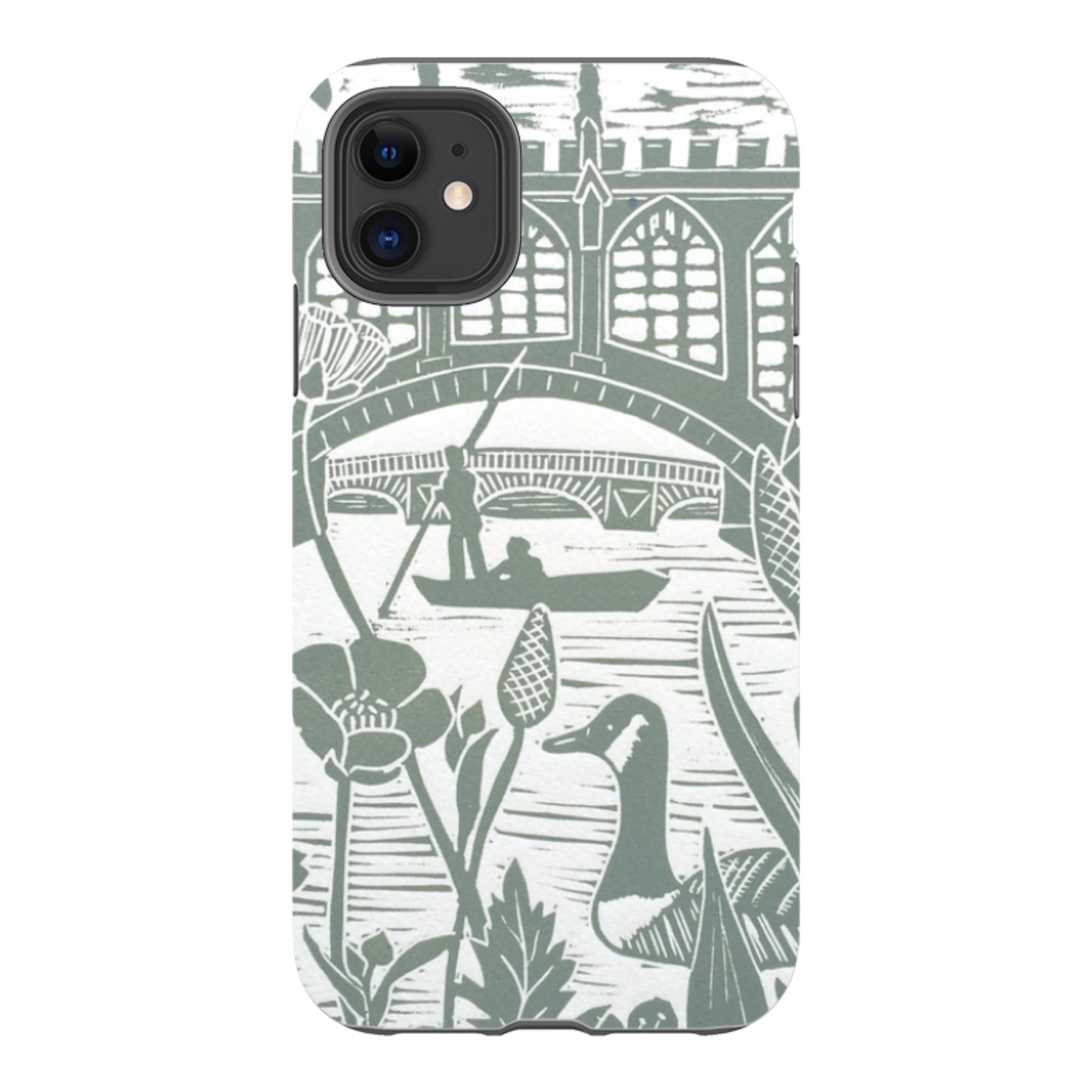 iPhone Tough Case - Punting At Cambridge By Kate Heiss