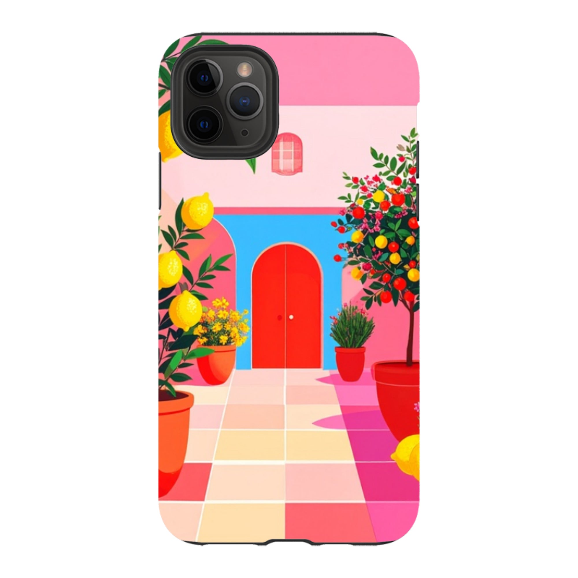 iPhone Tough Case - Red Garden