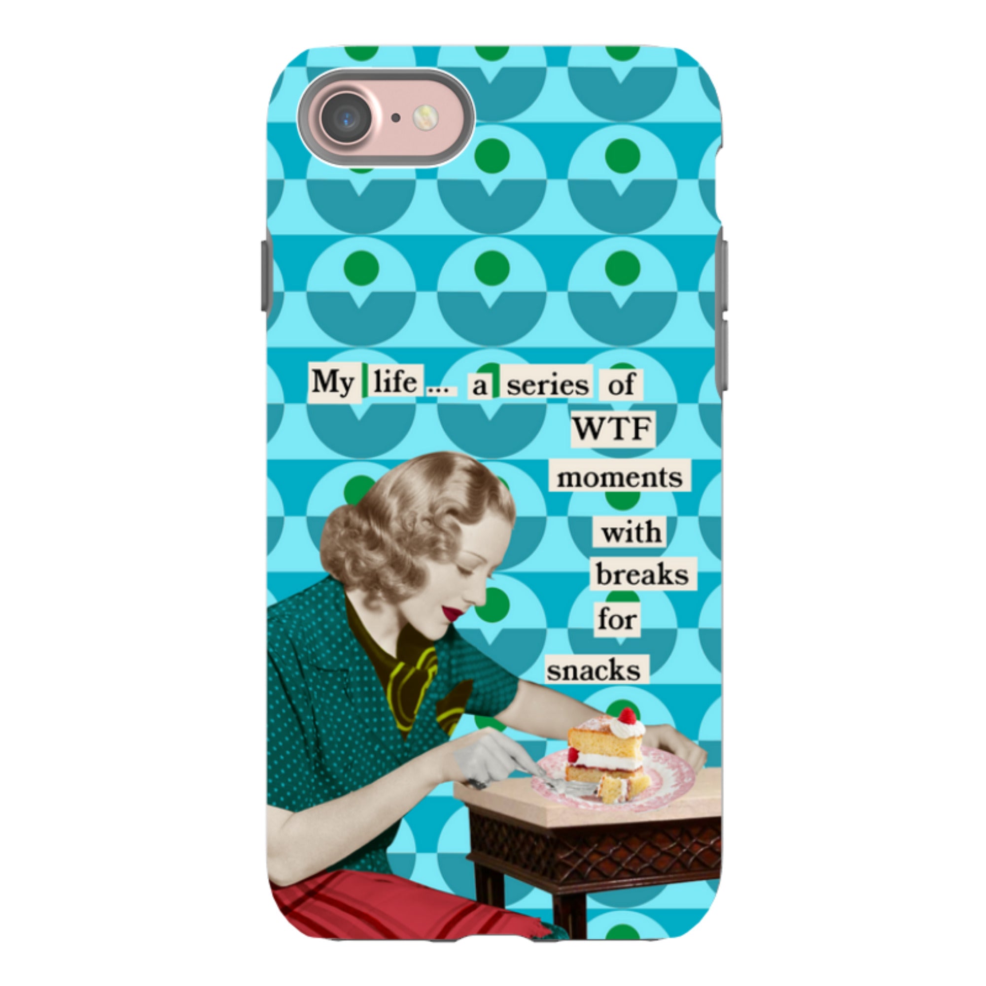 iPhone Tough Case - WTF By Clare Jordan