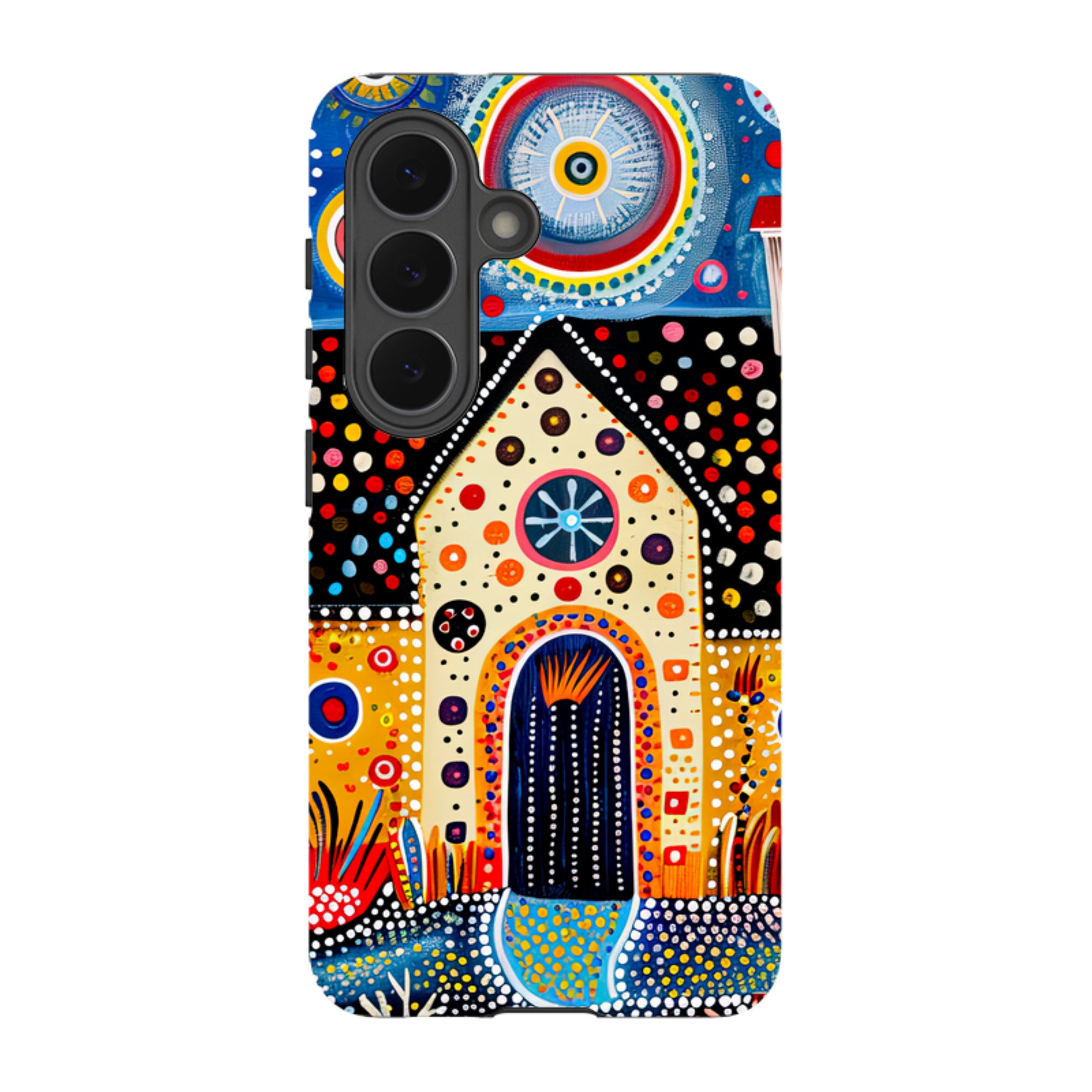 Samsung Tough Case - Folk Art House IX