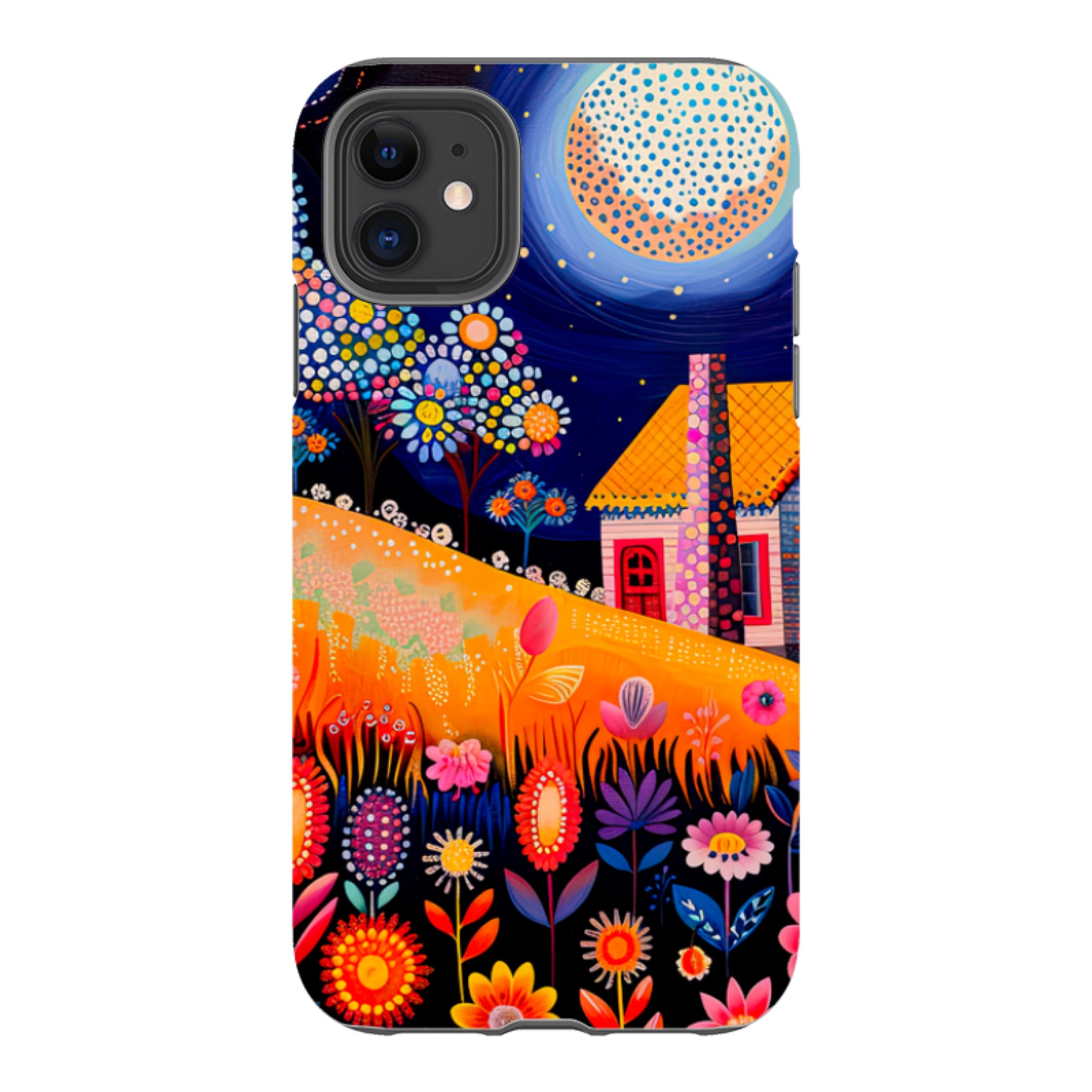 iPhone Case - Folk Art House I
