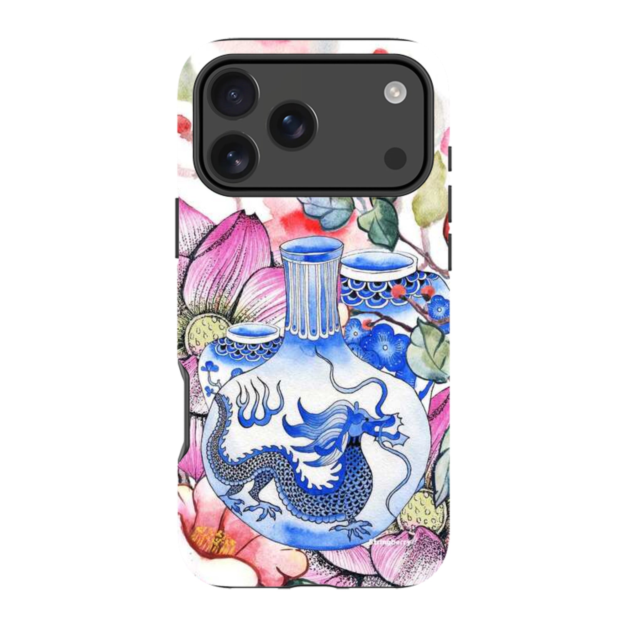 iPhone Tough Case - Dragon Vase
