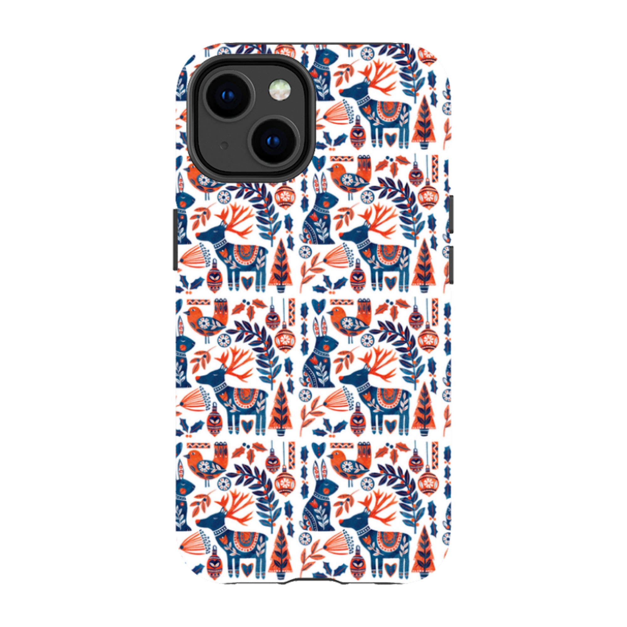 iPhone Tough Case - Scandi Animals By Tracey English