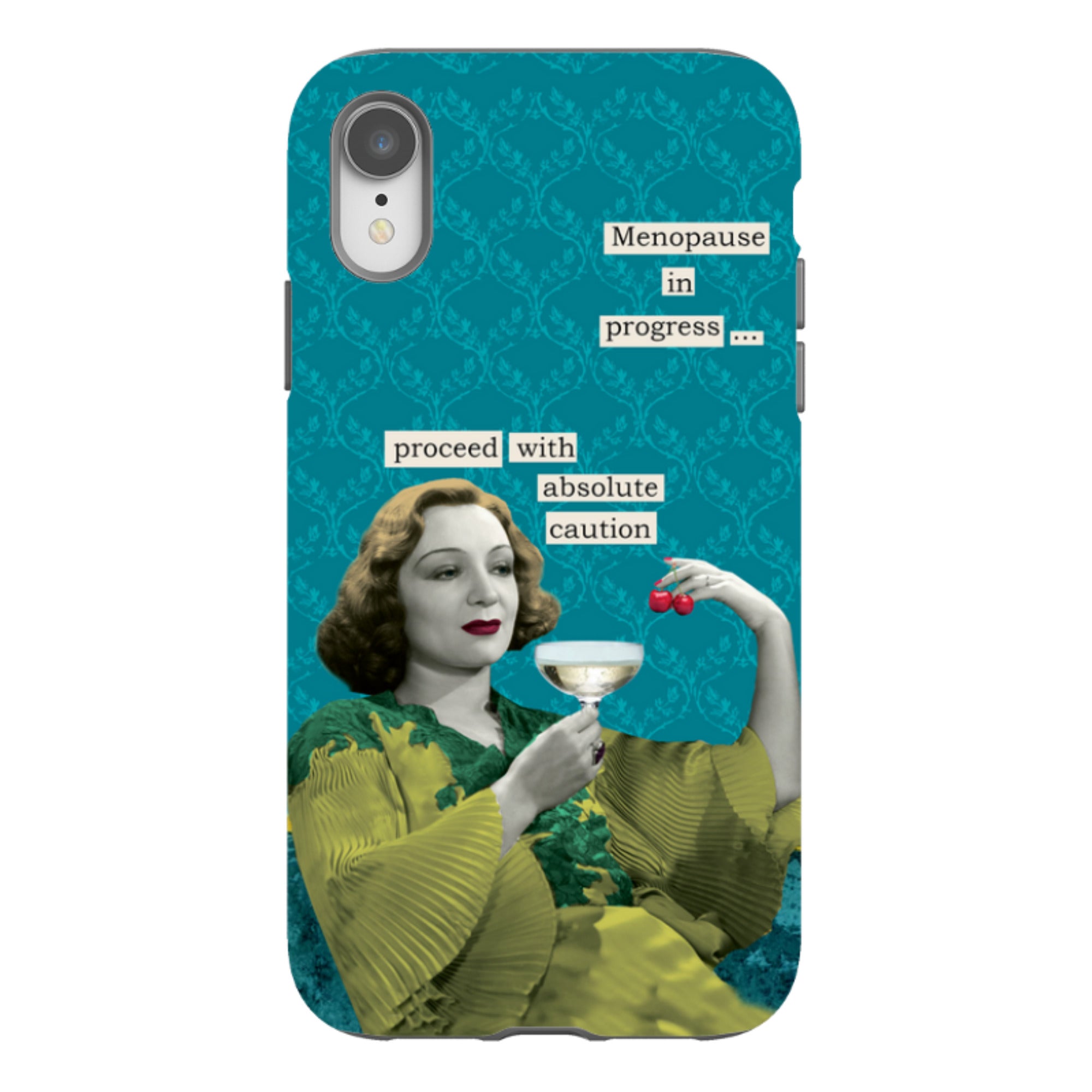 iPhone Tough Case - Menopause In Progress By Clare Jordan