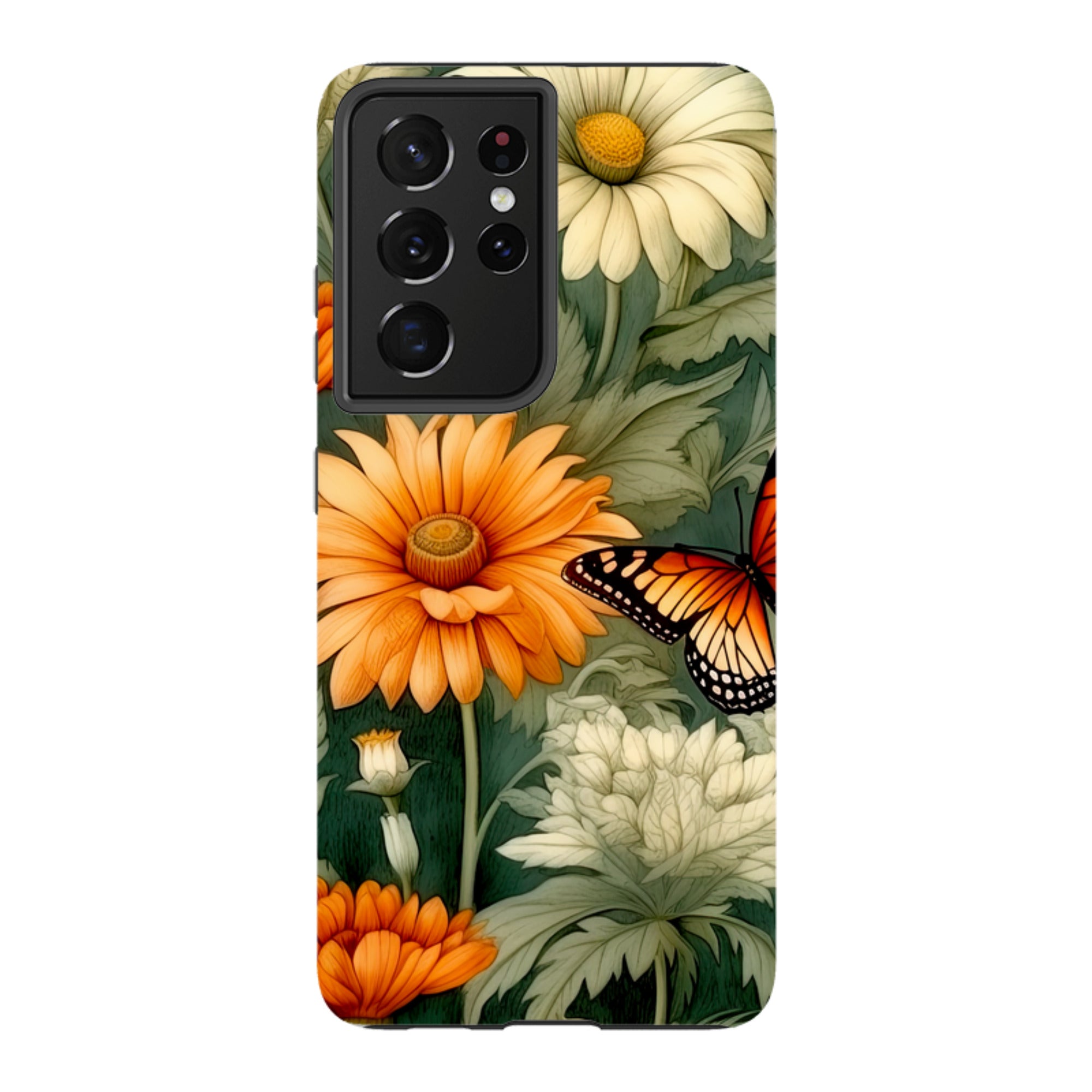 Samsung Tough Case - Butterfly Daisies IV