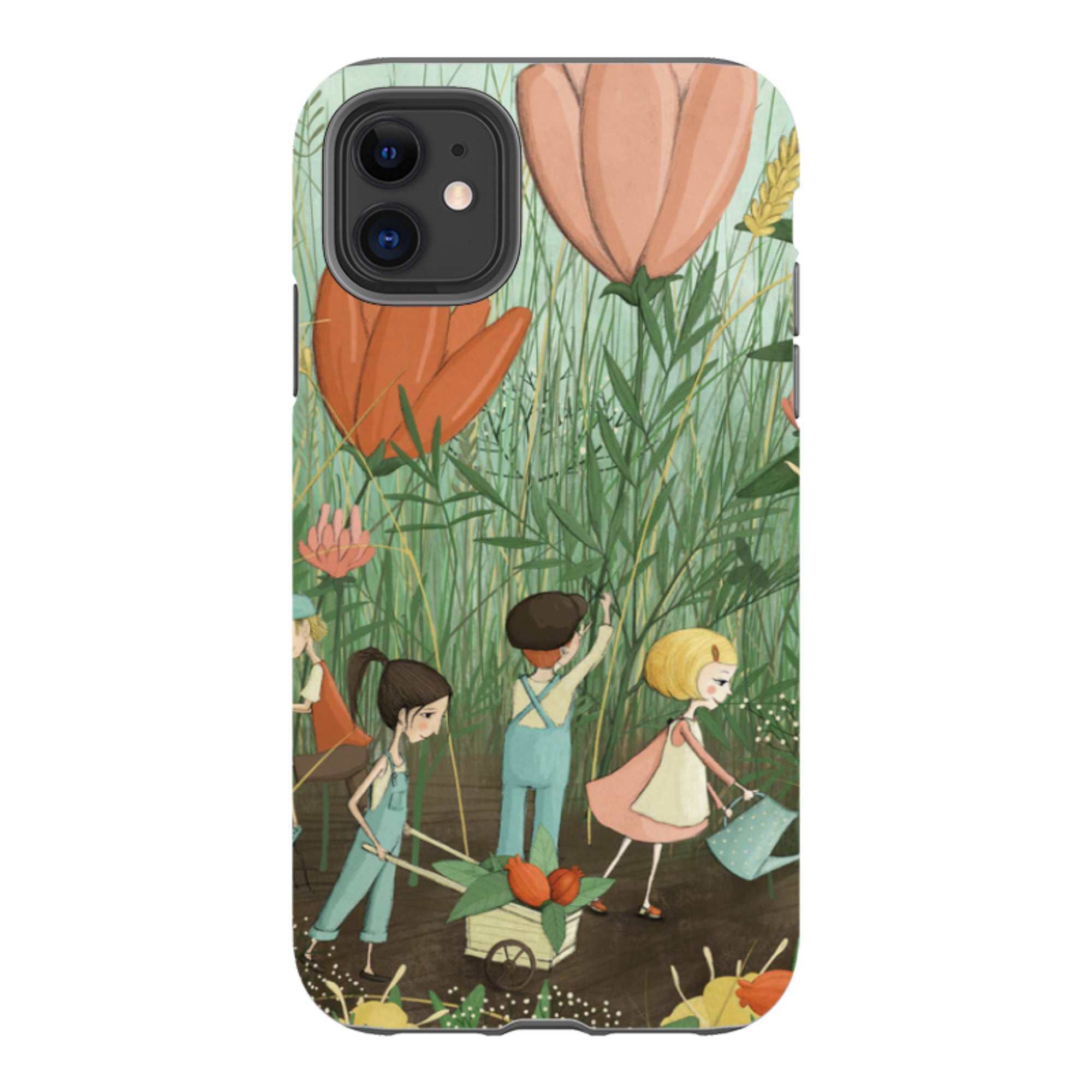 iPhone Tough Case - Garden Day By Maja Lindberg