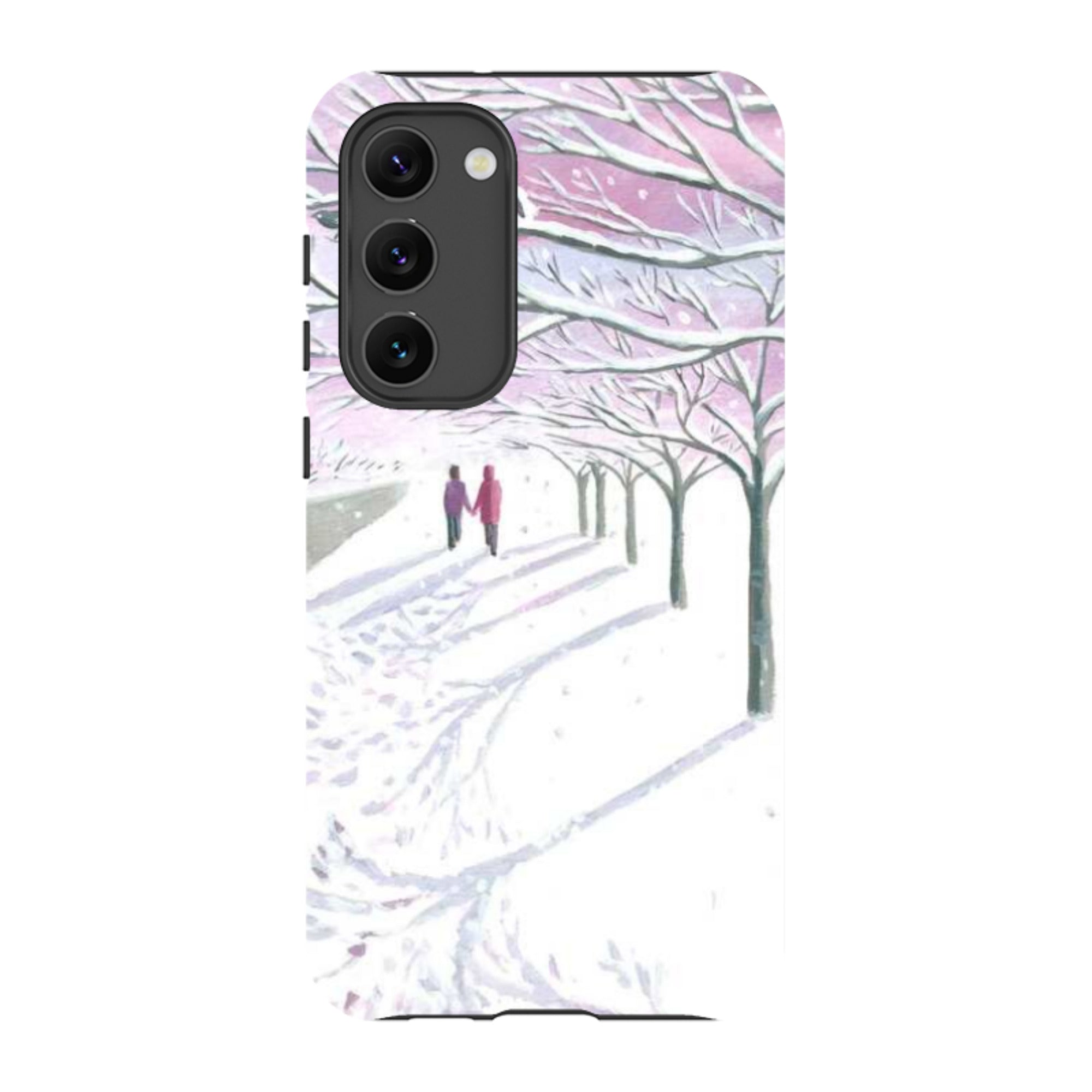 Samsung Tough Case - Snowy Park By Mary Stubberfield