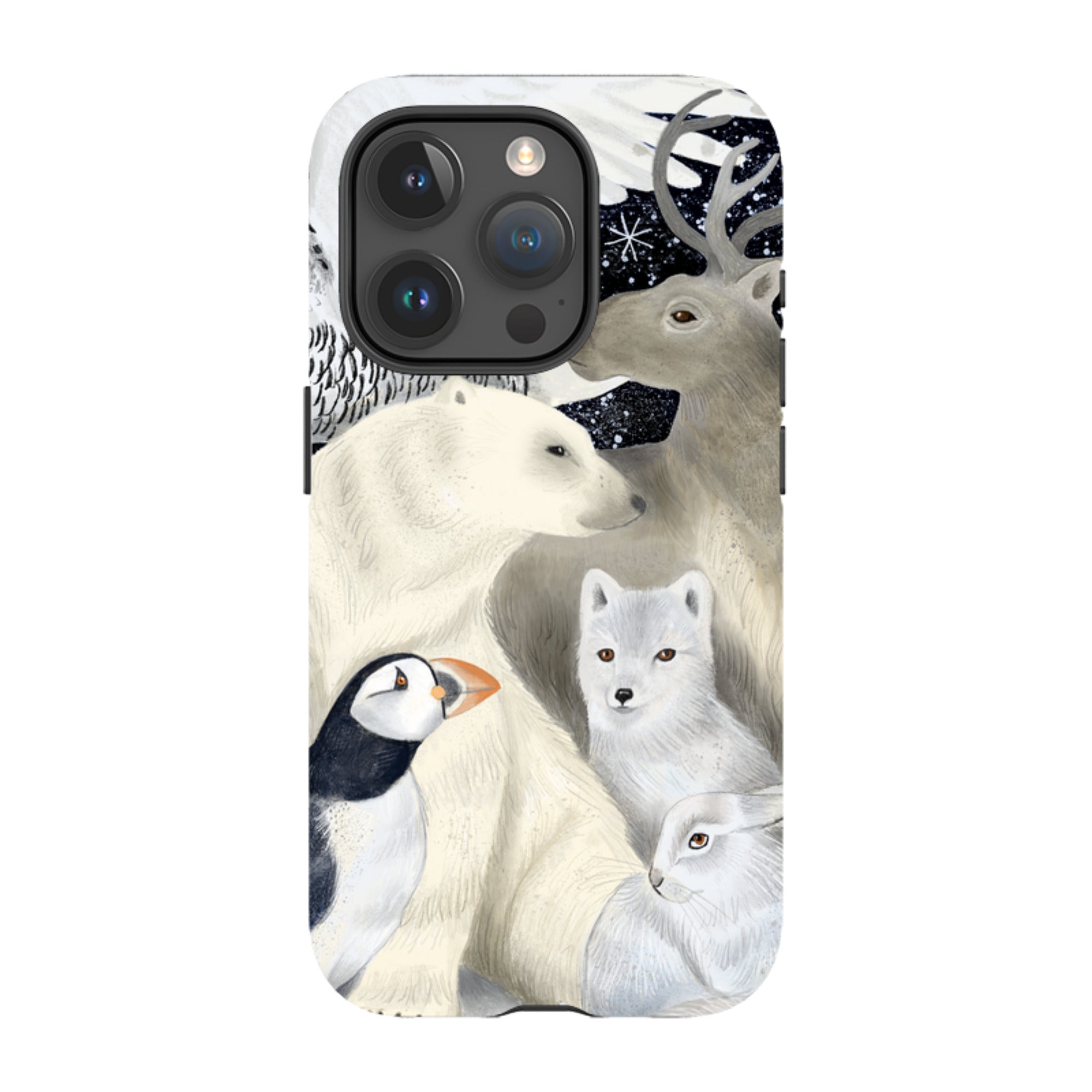 iPhone Tough Case - Creatures Of The North By Bex Parkin