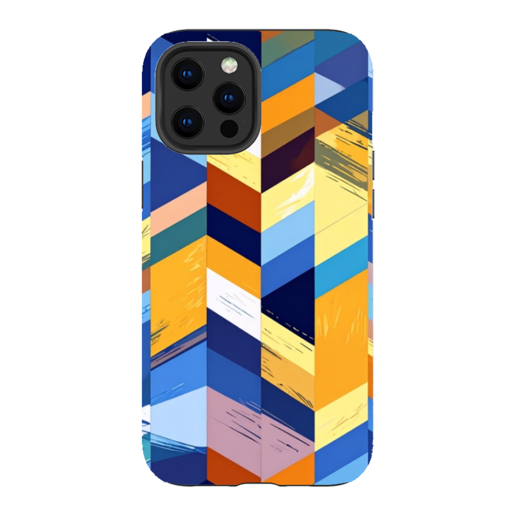 iPhone Tough Case - Technicolor Stripes