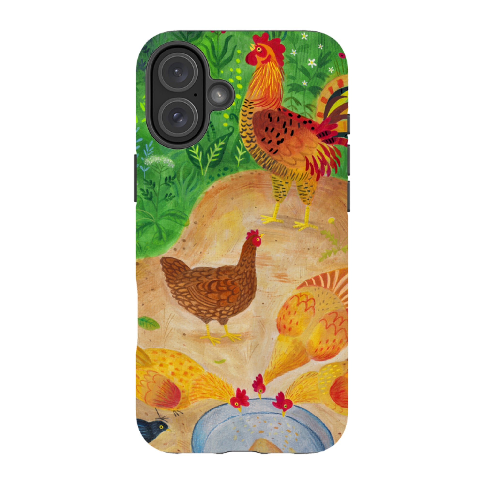 iPhone MagSafe Tough Case - Chickens By Bex Parkin