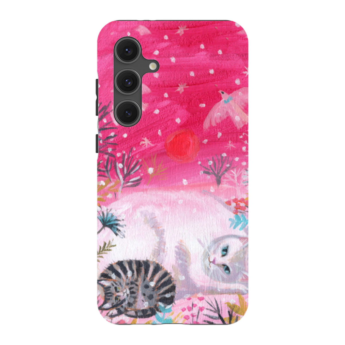 Samsung Tough Case - Christmas Cats By Mary Stubberfield