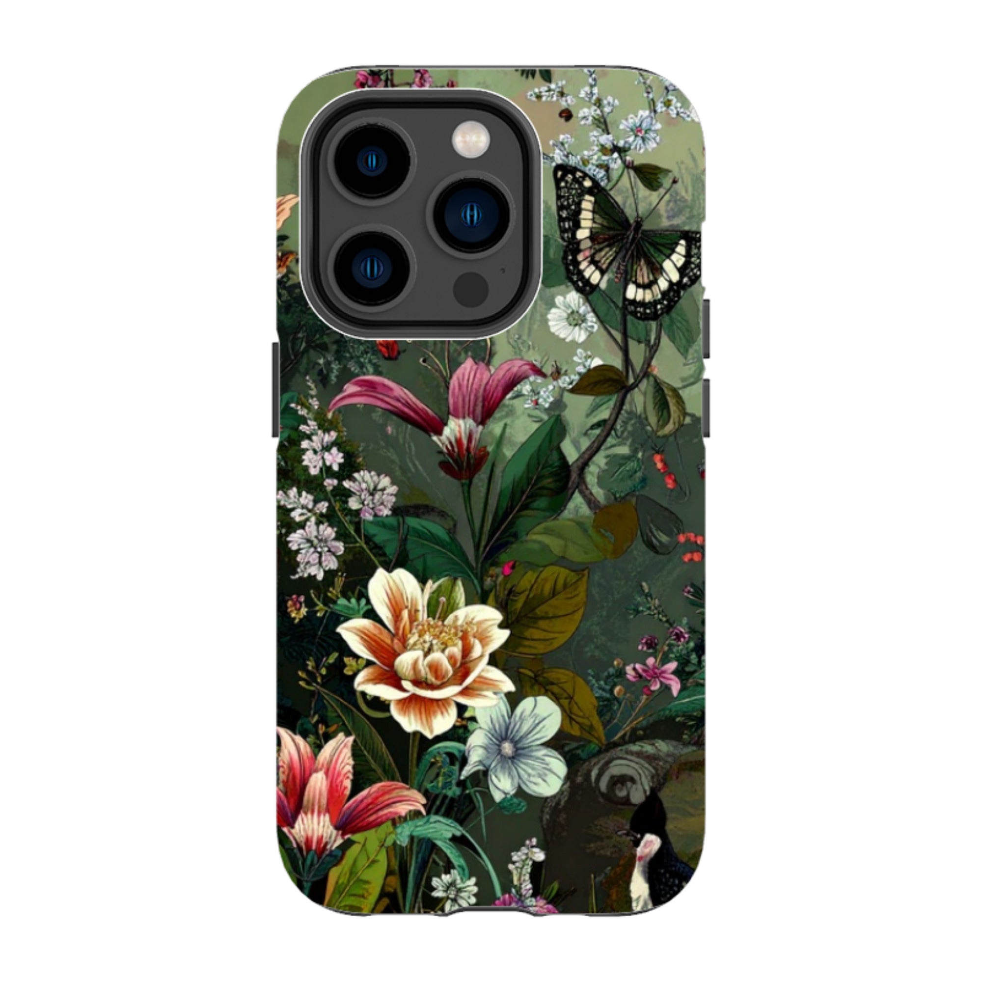 iPhone MagSafe Tough Case - Green Vyne Butterfly