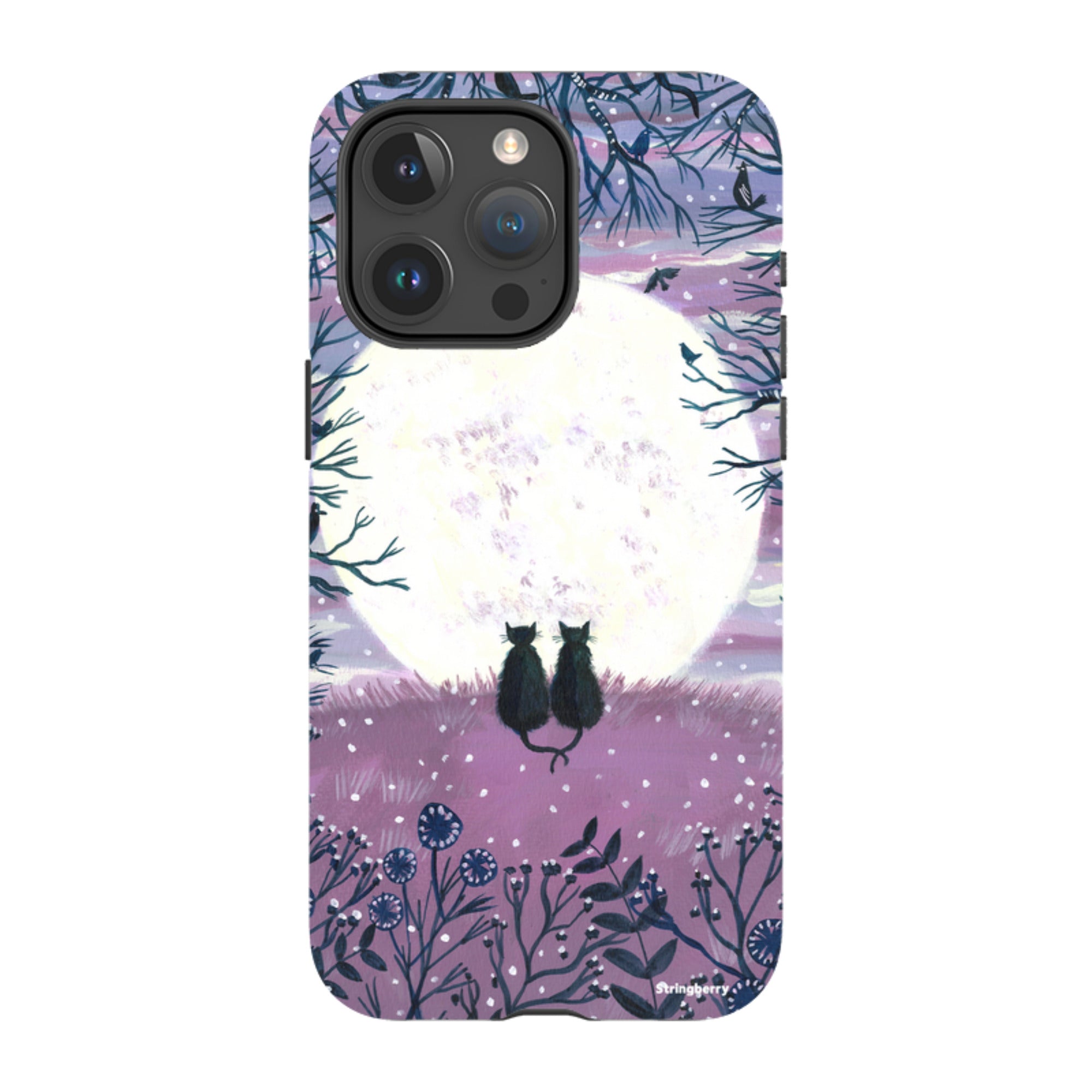 iPhone Tough Case - Winter Cats II By Mary Stubberfield