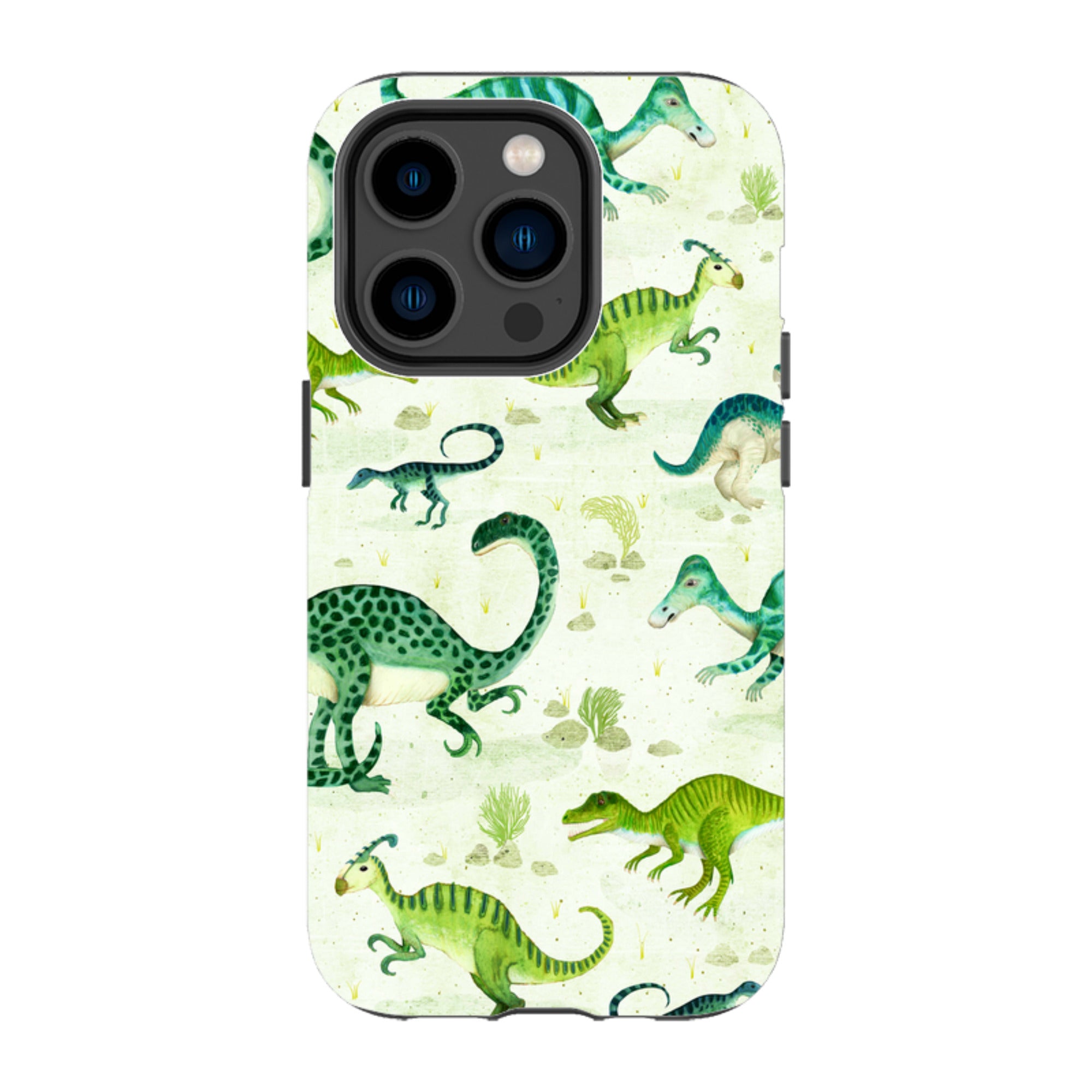 iPhone MagSafe Tough Case - Dinoland By Katherine Quinn
