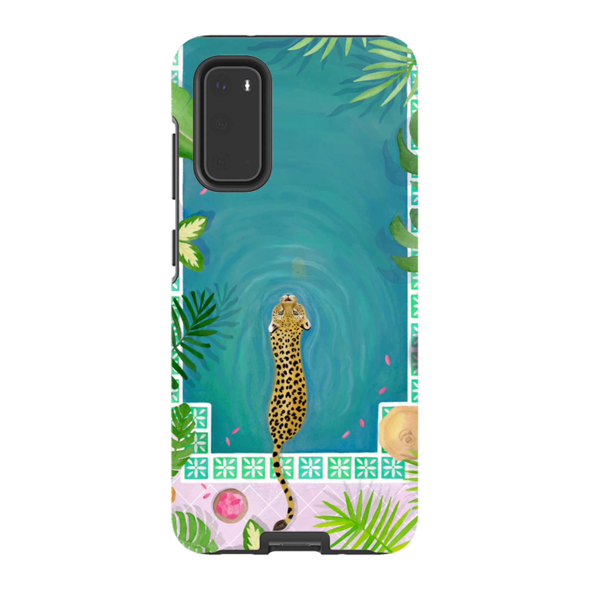 Samsung Tough Case - Morocco Pool Leopard By Bex Parkin