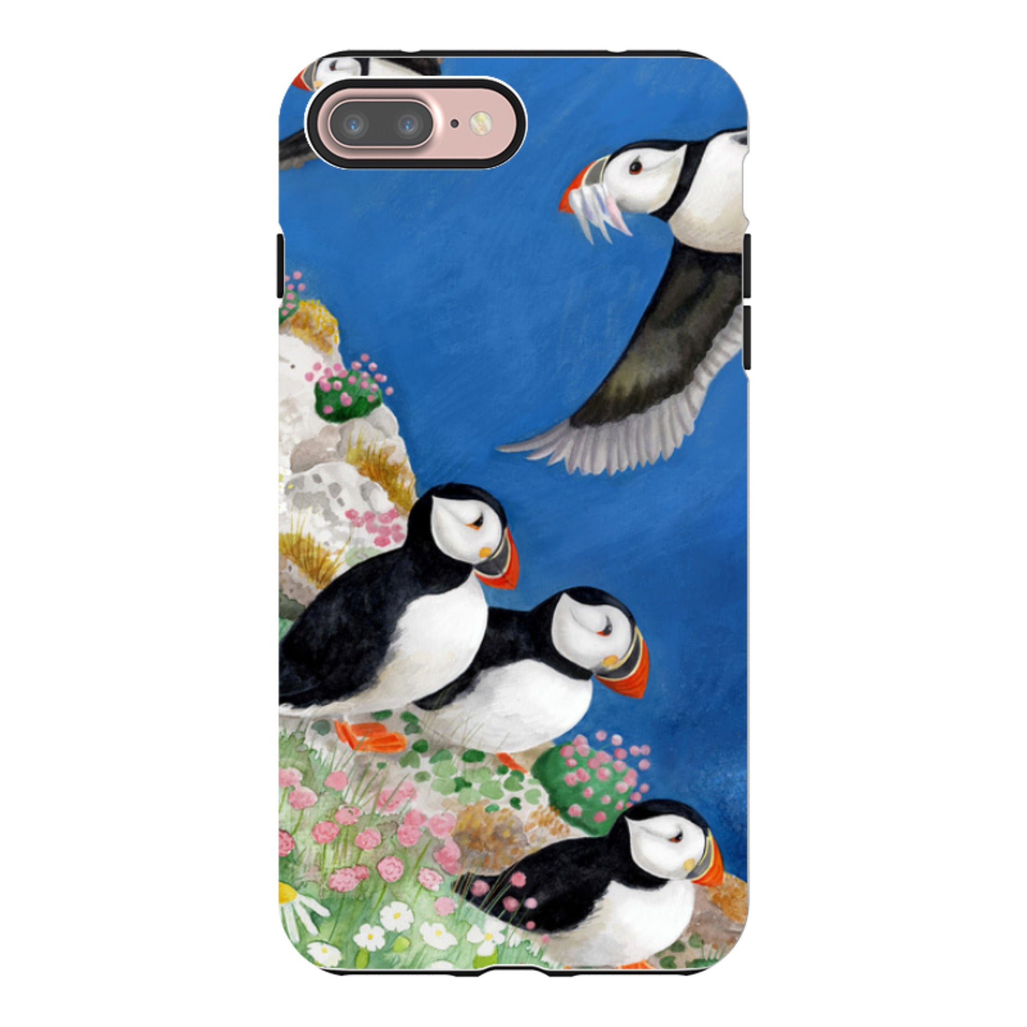 iPhone Tough Case - Puffins By Bex Parkin