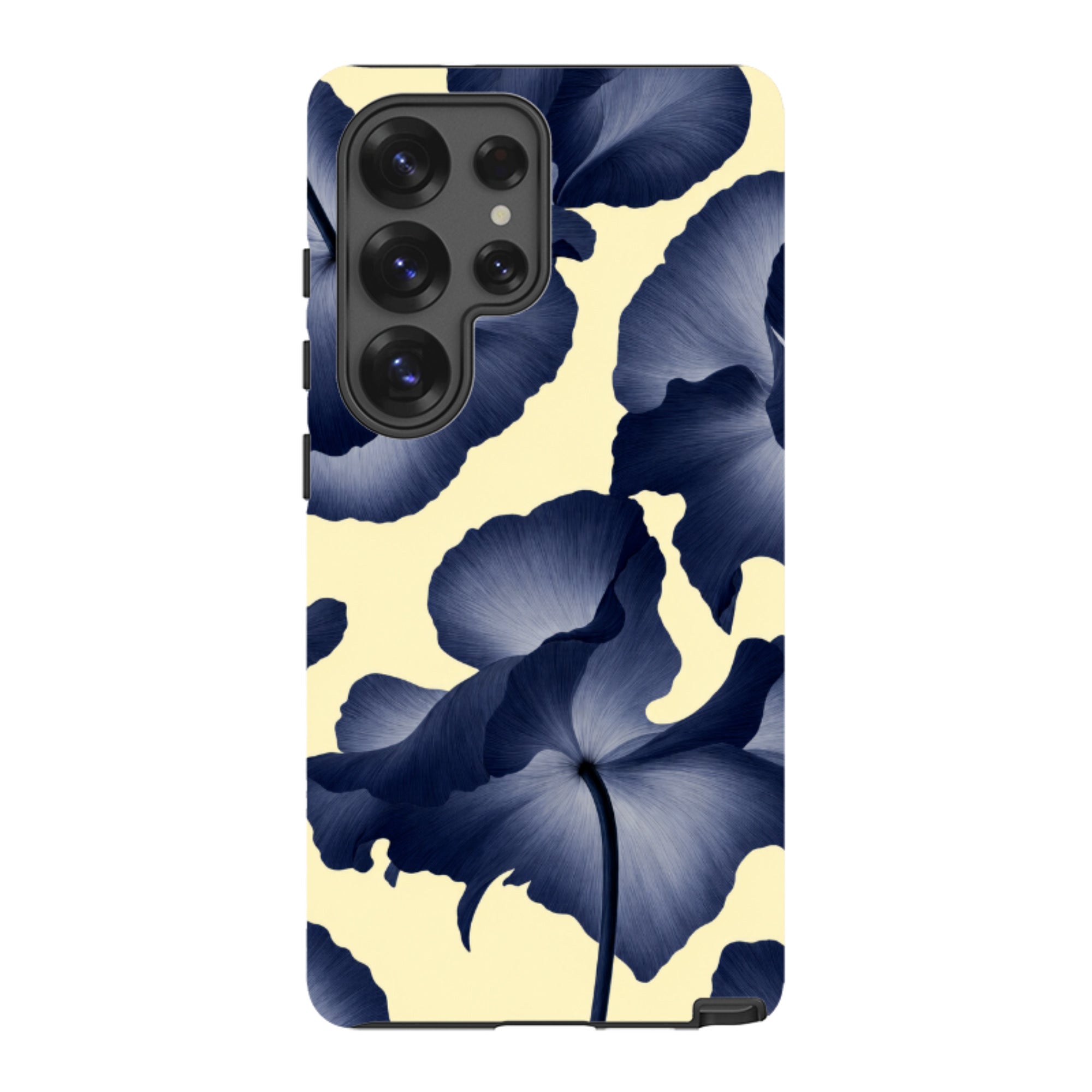 Samsung Tough Case - Navy Blue Poppy