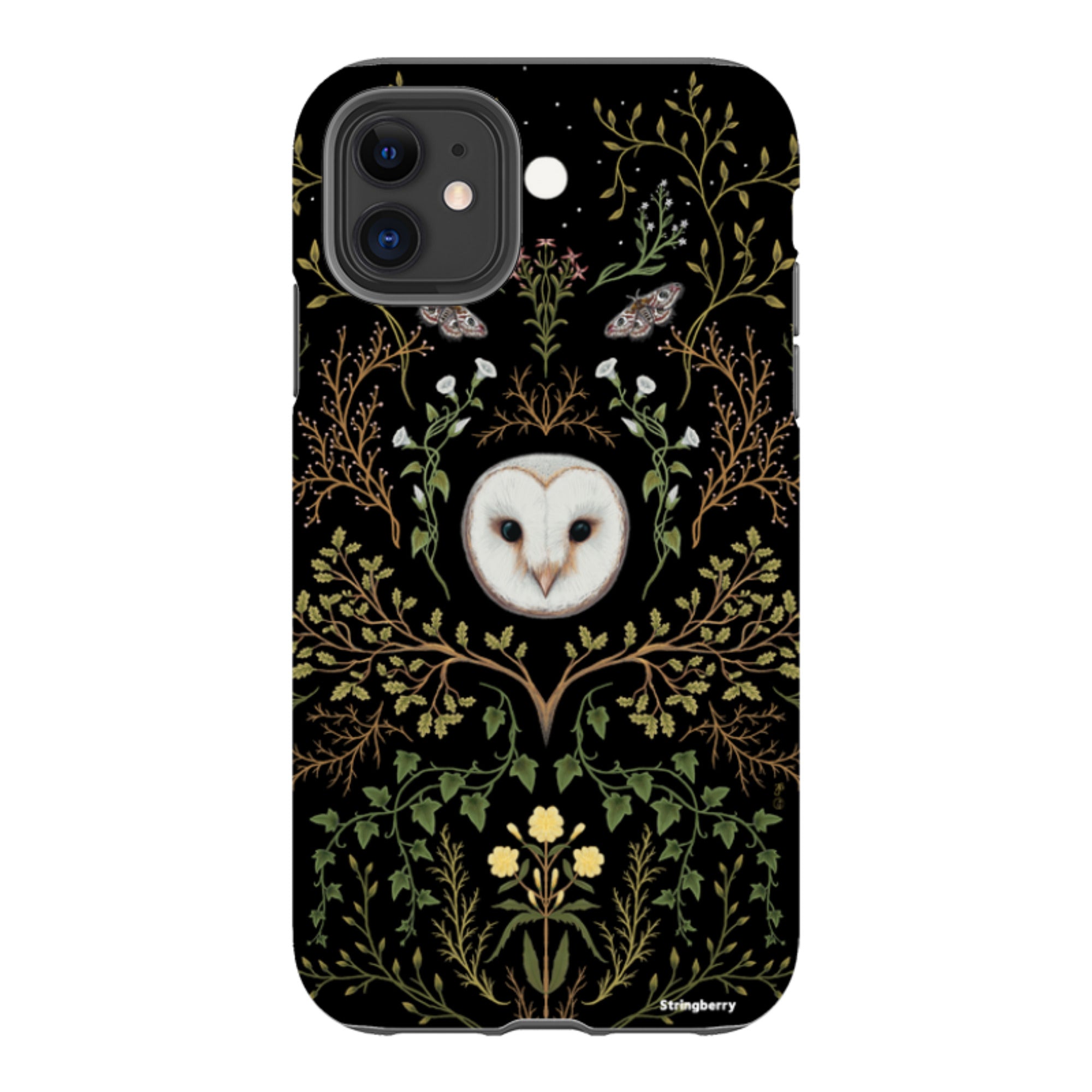 iPhone Tough Case - Owl Pattern By Anna Stead
