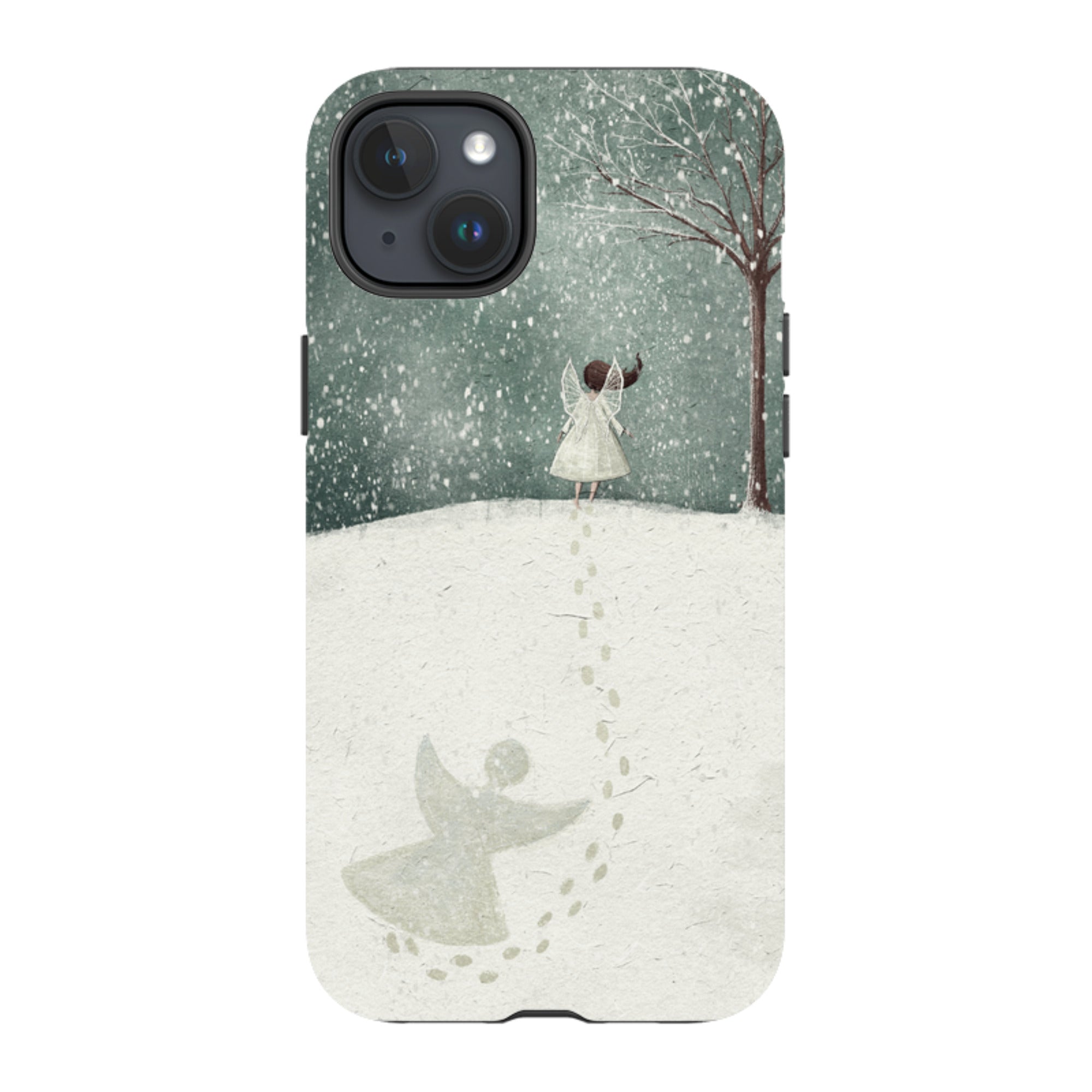 iPhone Tough Case - Snow Angel By Maja Lindberg