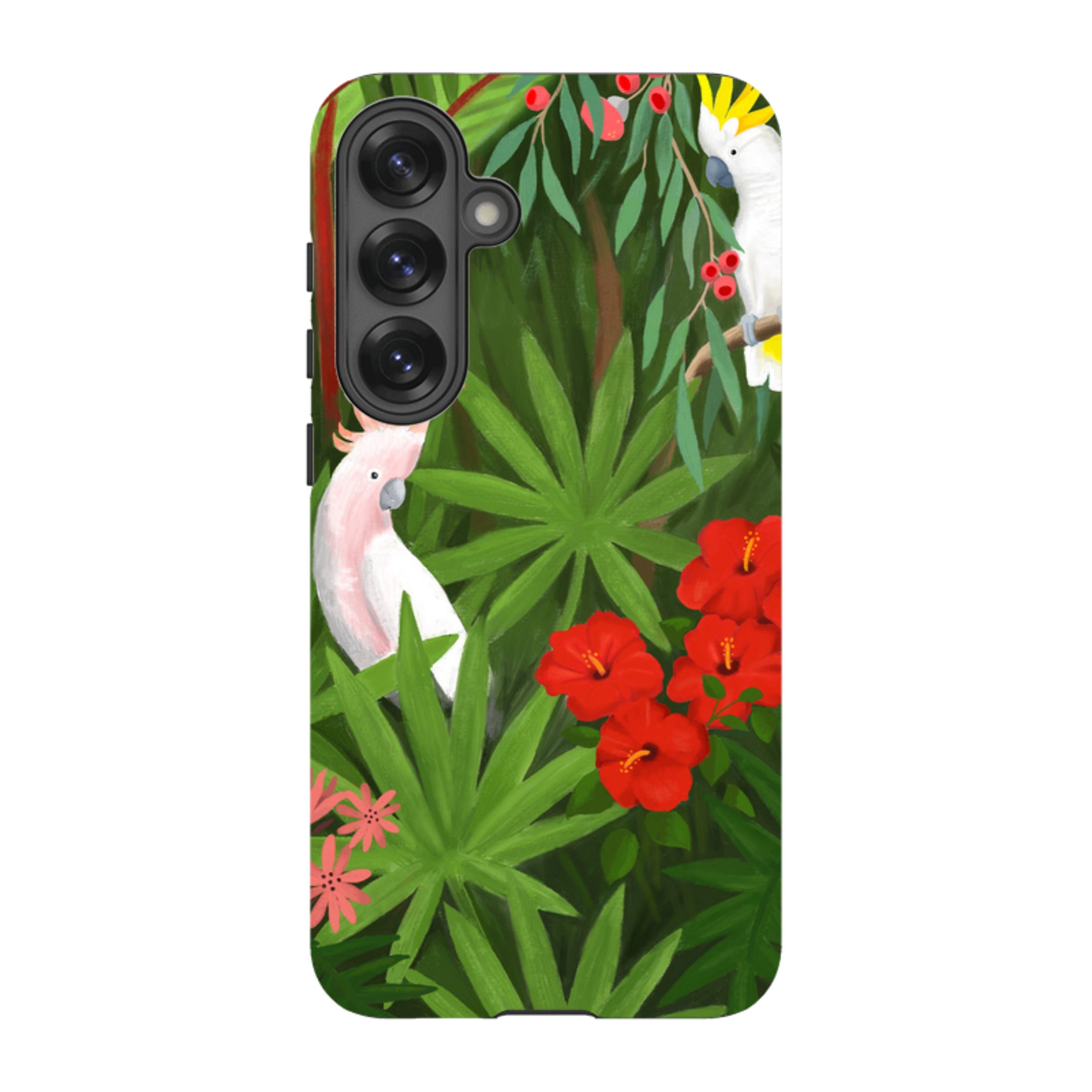 Samsung Tough Case - Cockatoo Jungle By Bex Parkin