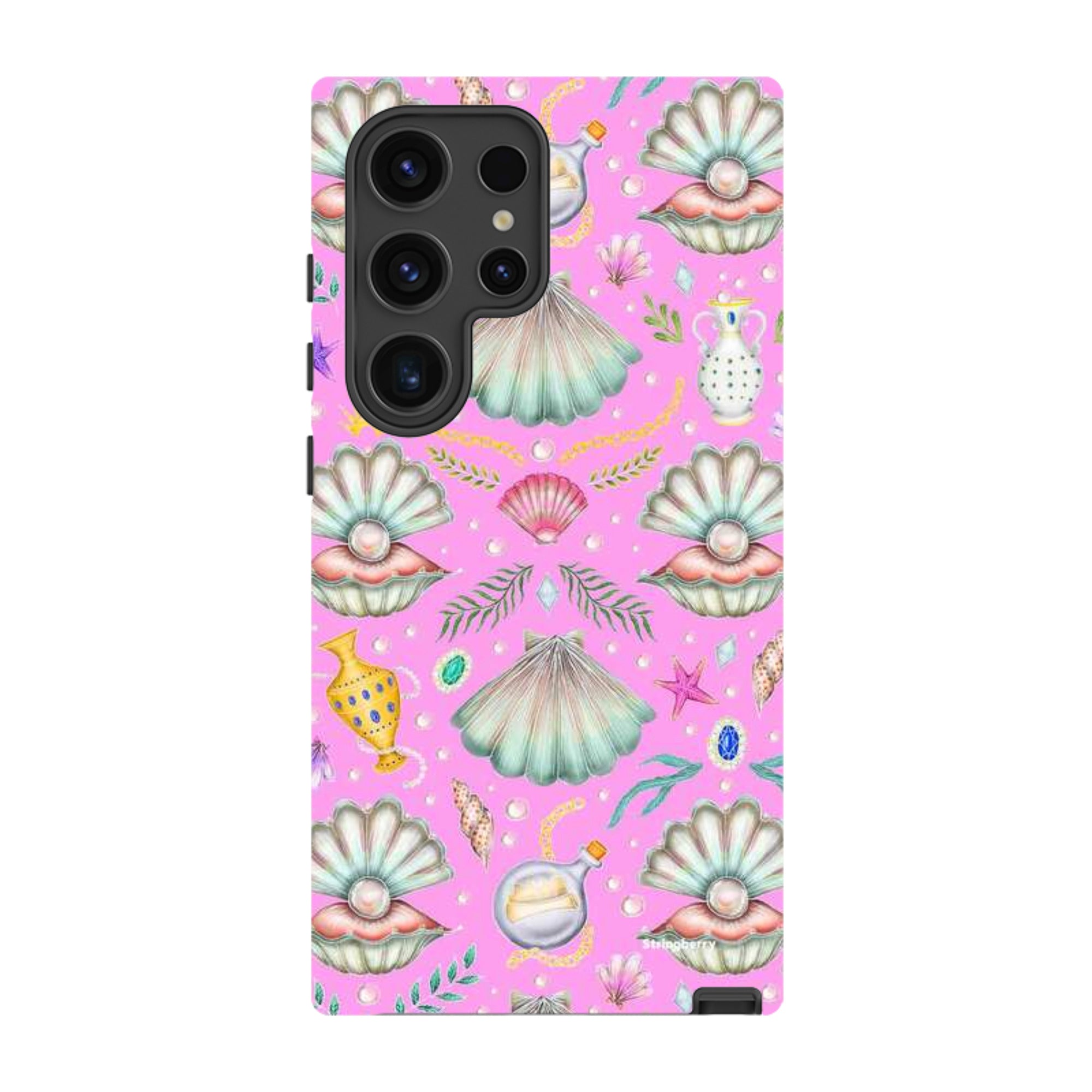Samsung Tough Case - Pearl's Fantasy Candy Pink By Catherine Rowe