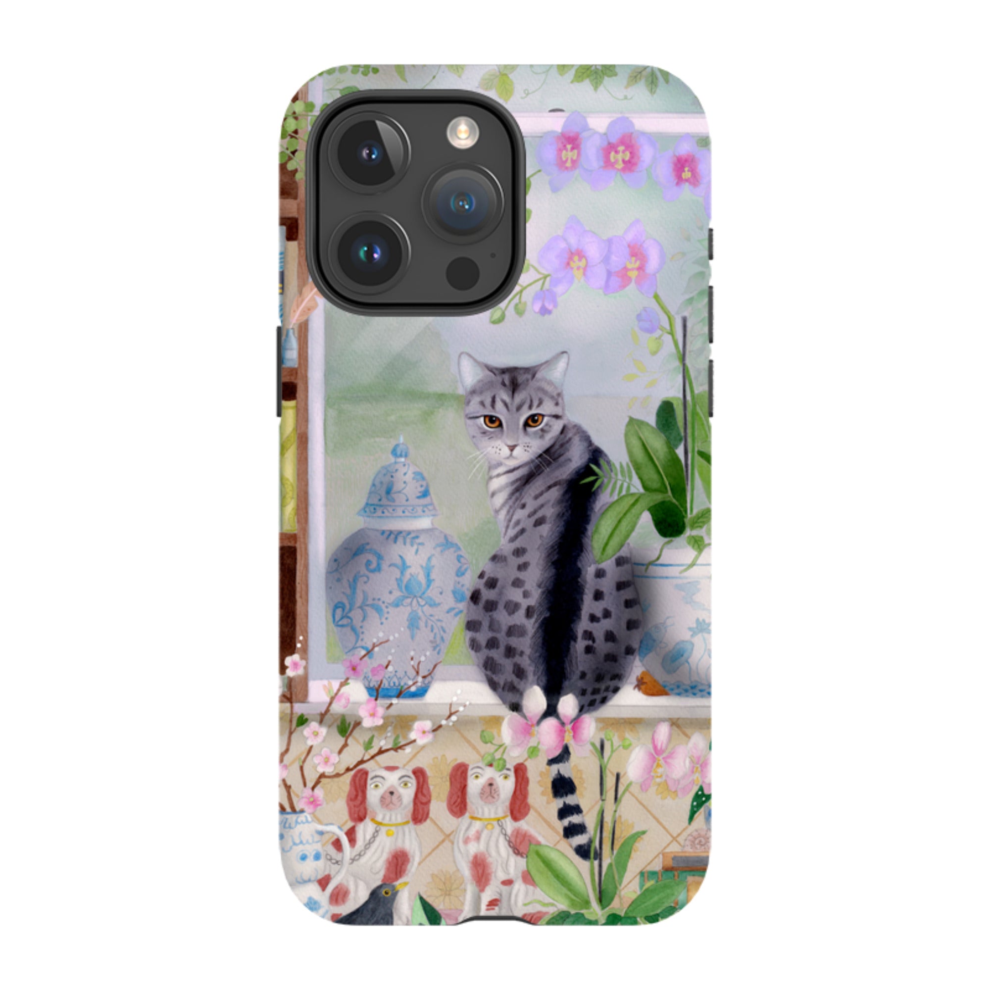 iPhone Tough Case - Cat In Window By Bex Parkin