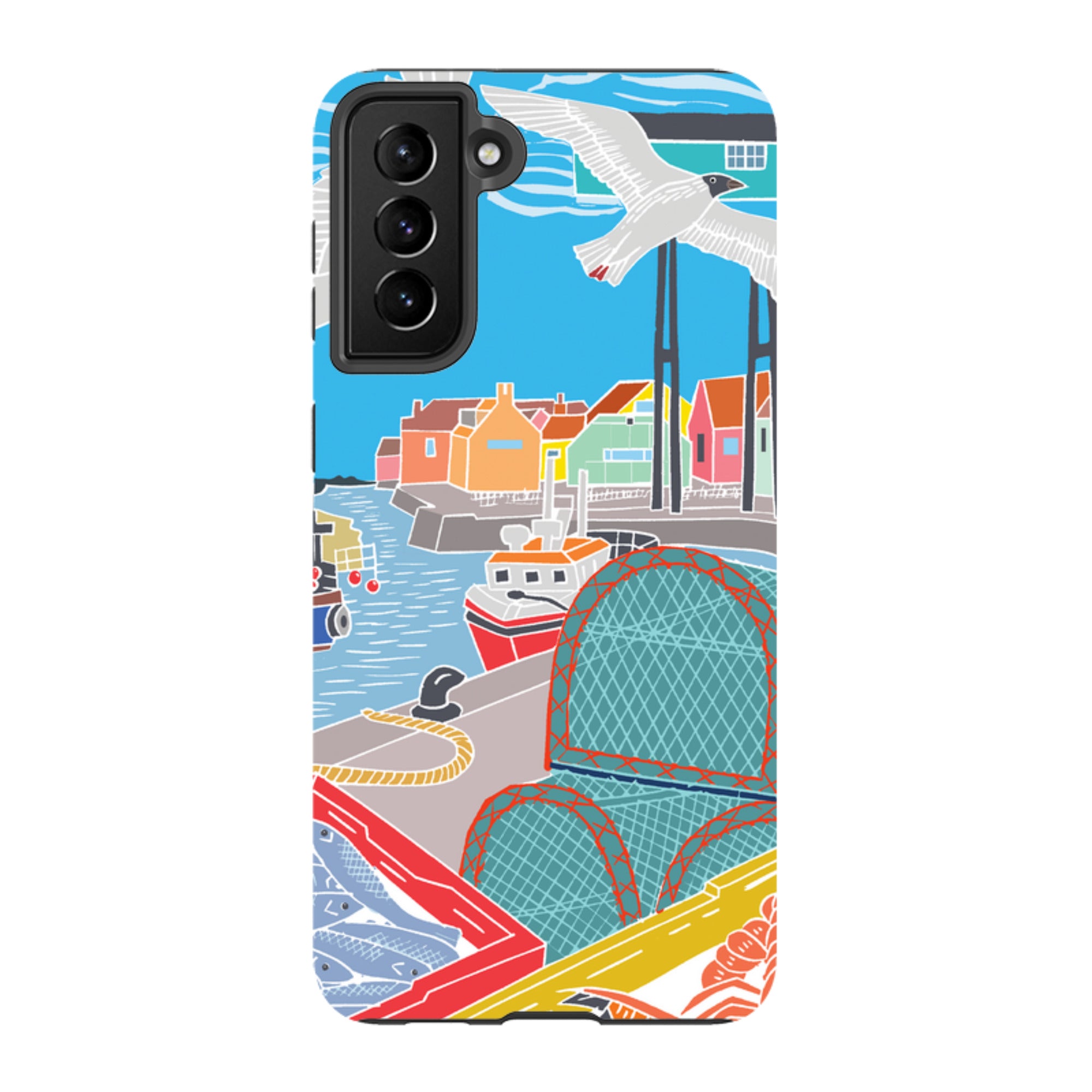 Samsung Tough Case - Bright Houses By Kate Heiss