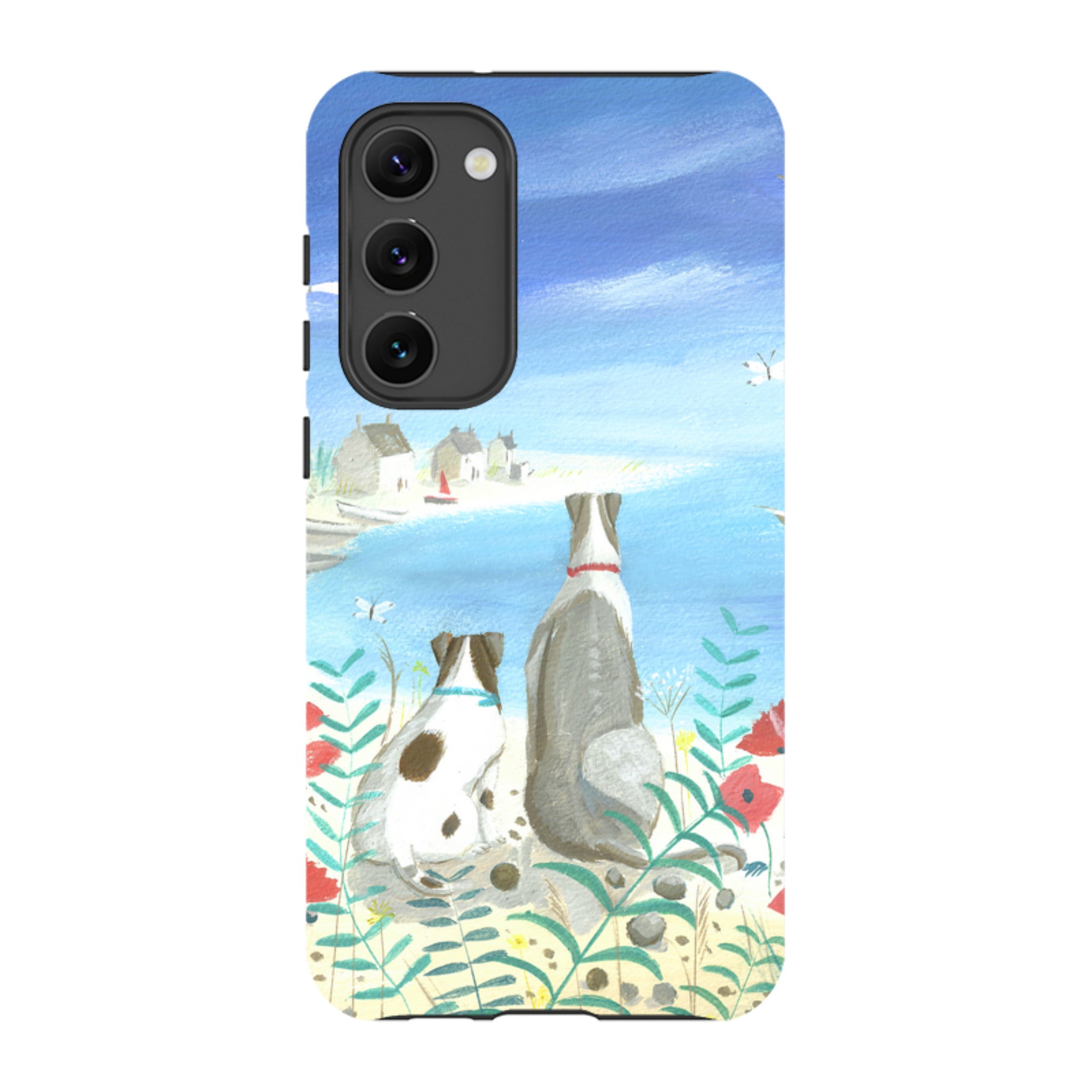Samsung Tough Case - Beach Dogs By Mary Stubberfield