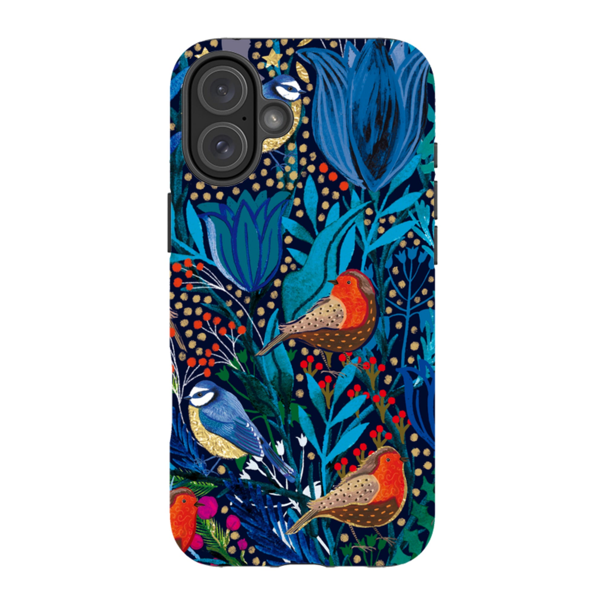 iPhone MagSafe Tough Case - Xmas Robin IV By Emma Frances Grant