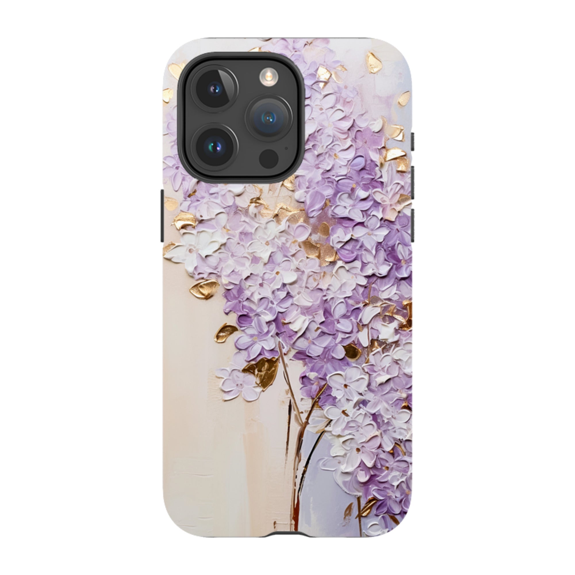 iPhone MagSafe Tough Case - Purple Floral