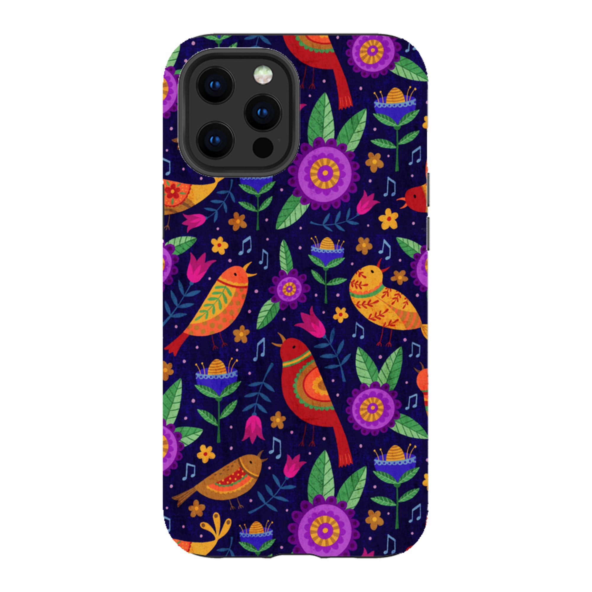 iPhone Tough Case - Bird Pattern VII By Suzy Taylor