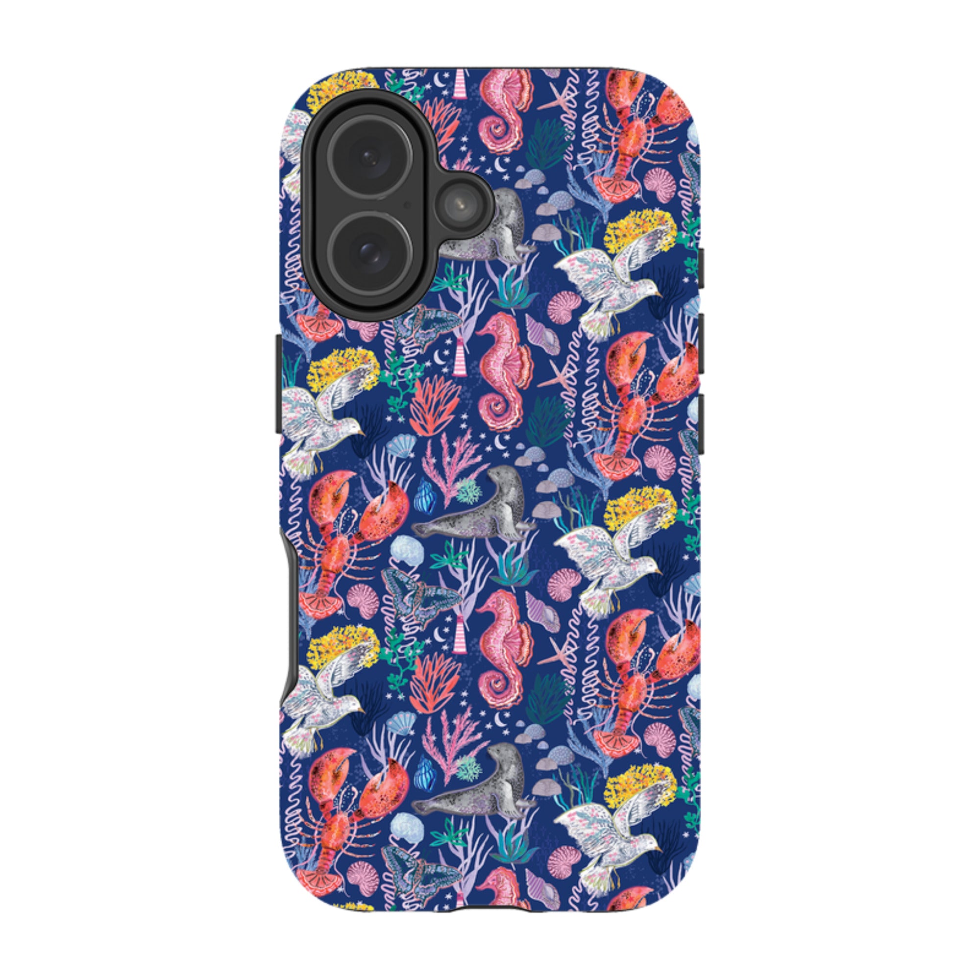 iPhone MagSafe Tough Case - Coastline Pattern C By Emma Frances Grant