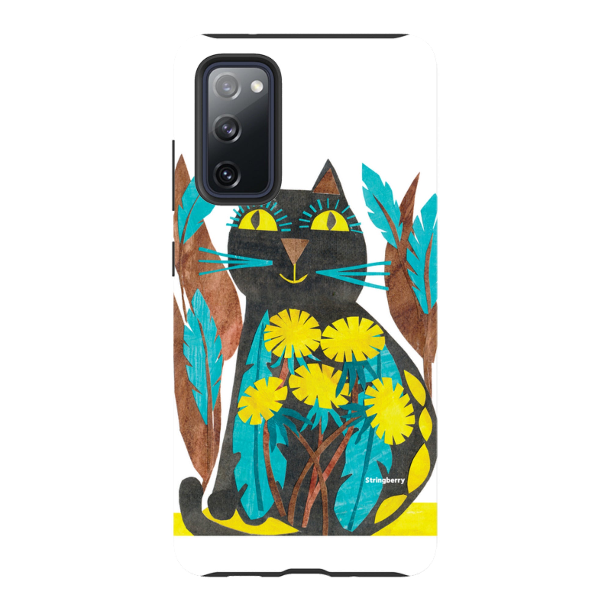 Samsung Tough Case - Folk Cat By Tracey English