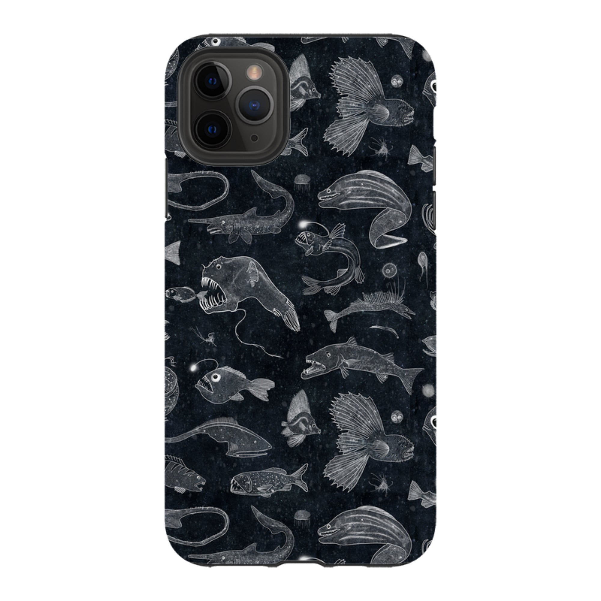 iPhone Tough Case - Biters Line Drawing By Katherine Quinn