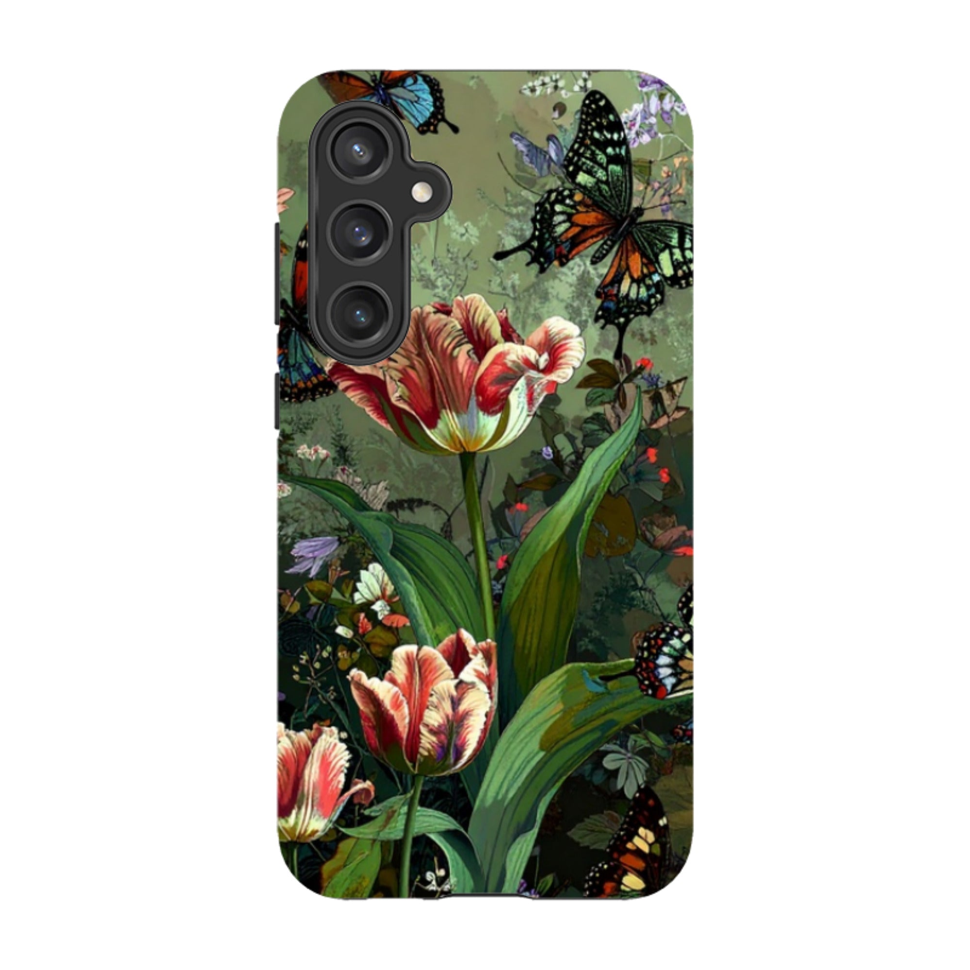 Samsung Tough Case - Green Vyne Butterflies
