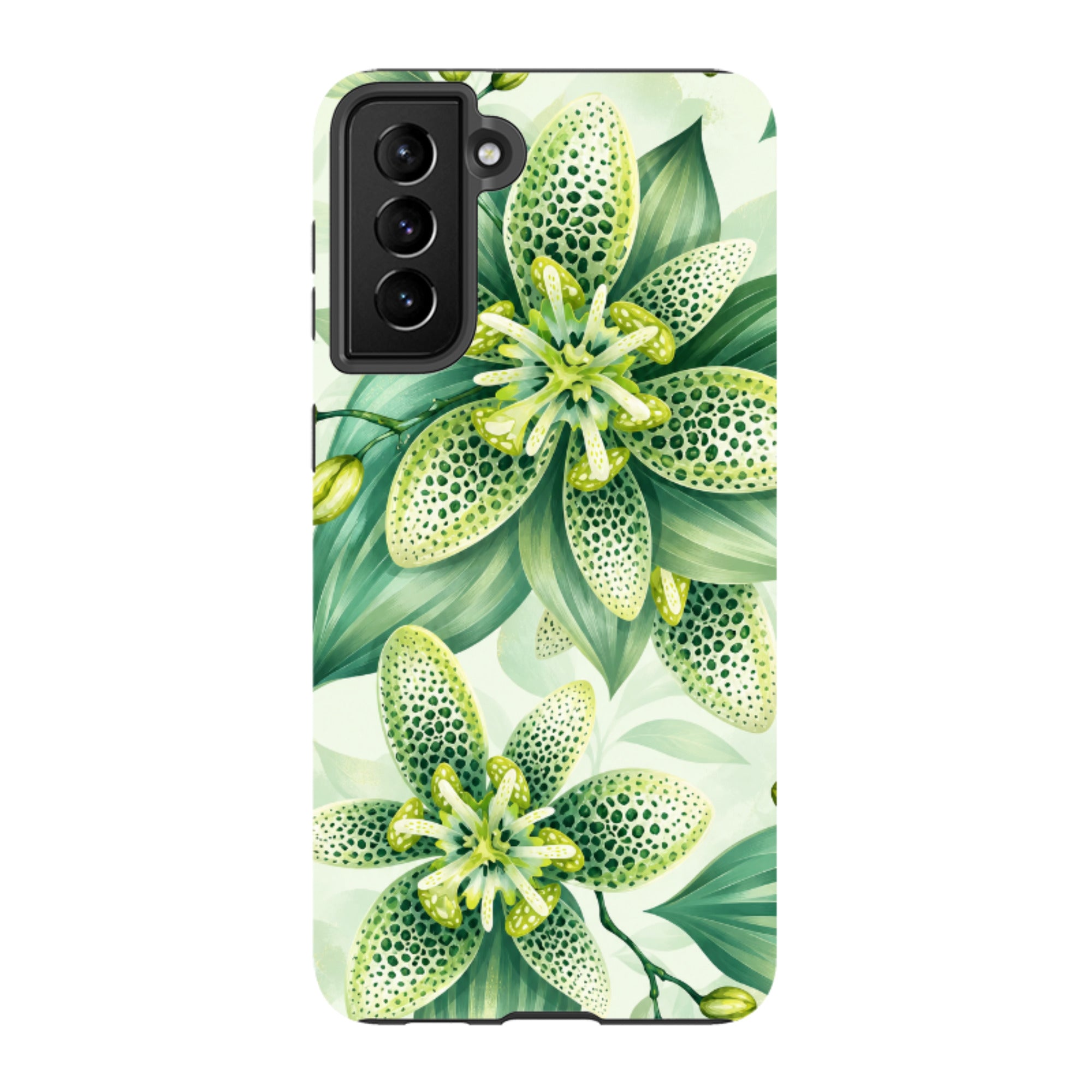 Samsung Tough Case - Sage Green Lily