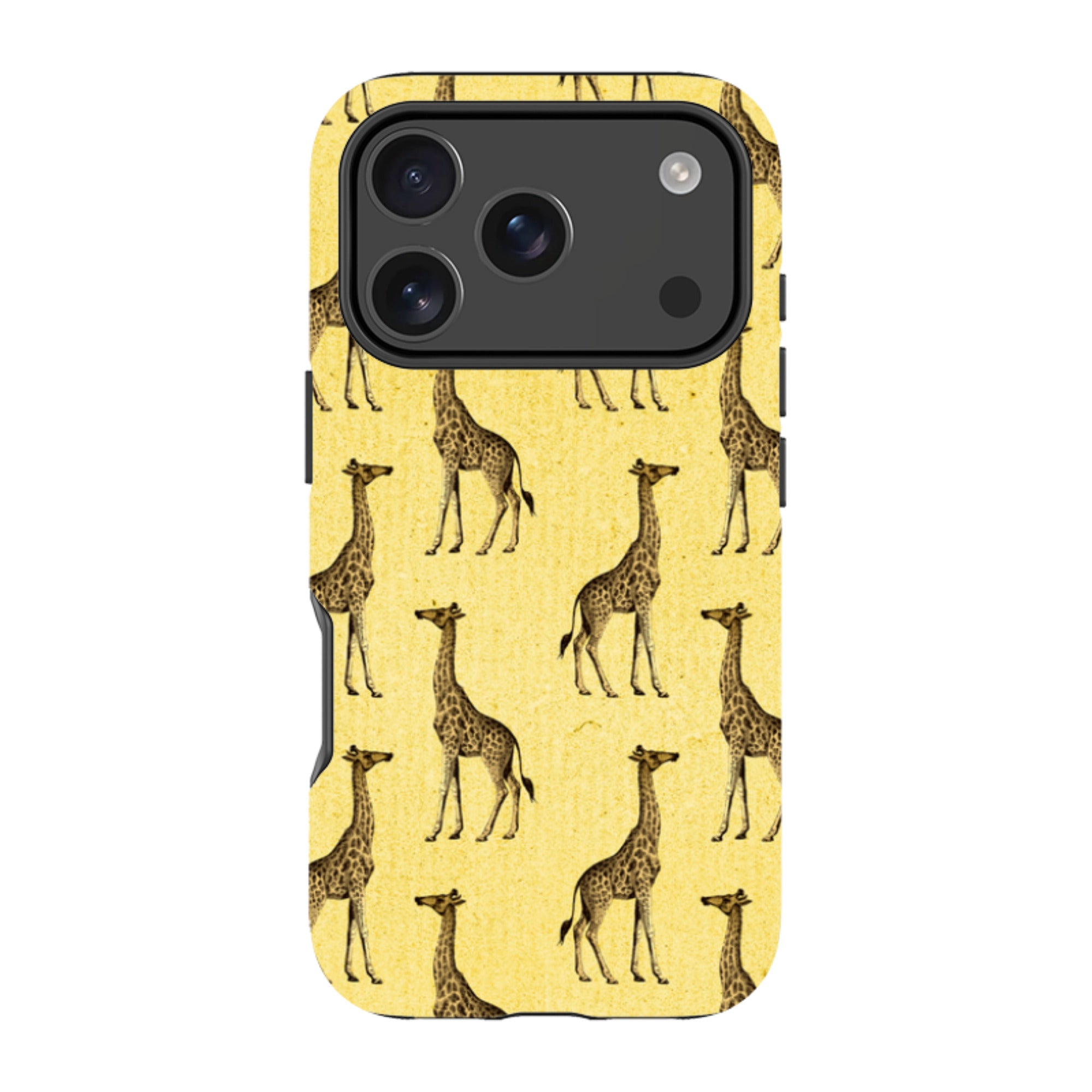 iPhone Tough Case - Yellow Giraffe