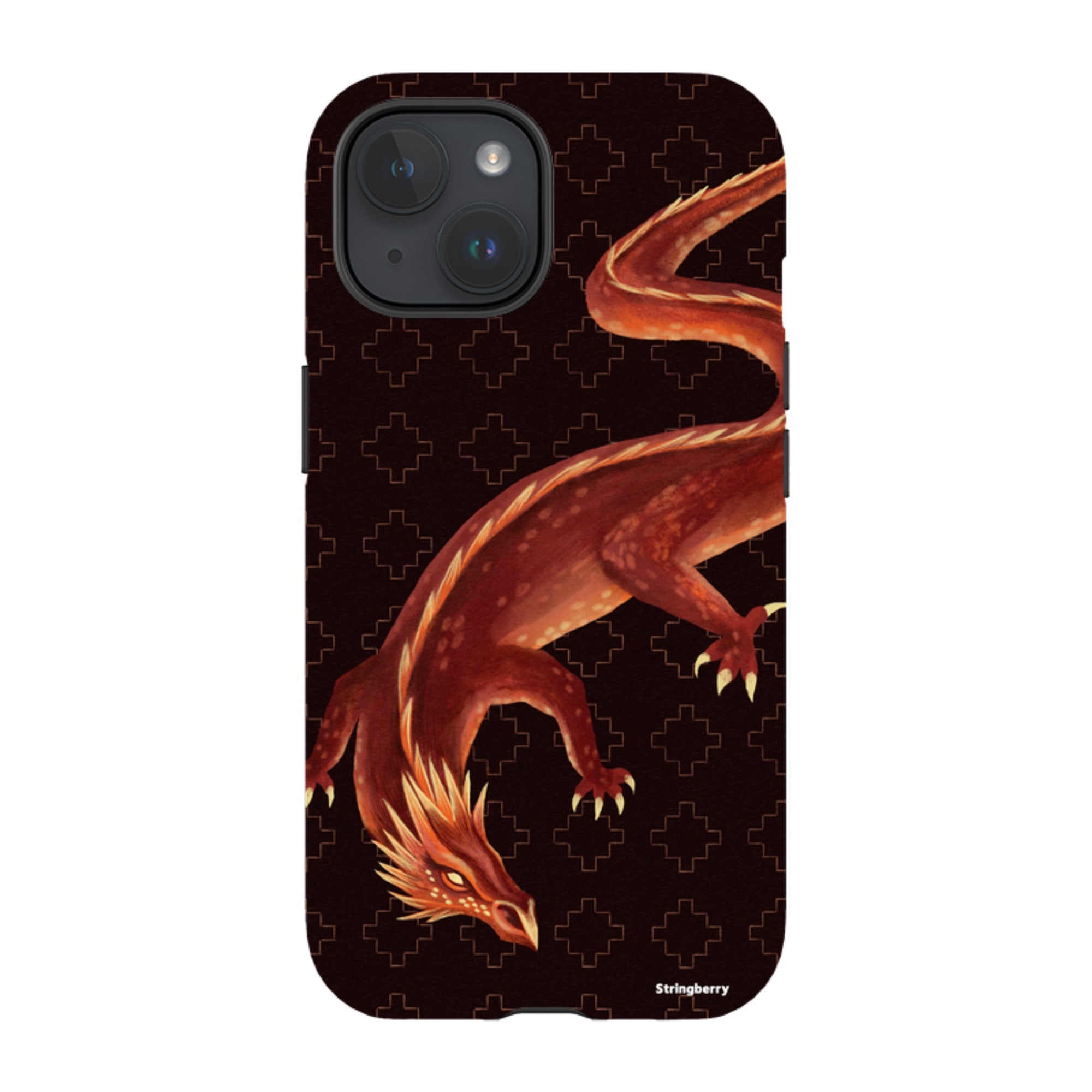 iPhone Tough Case - Beowulf Dragon By Anna Stead