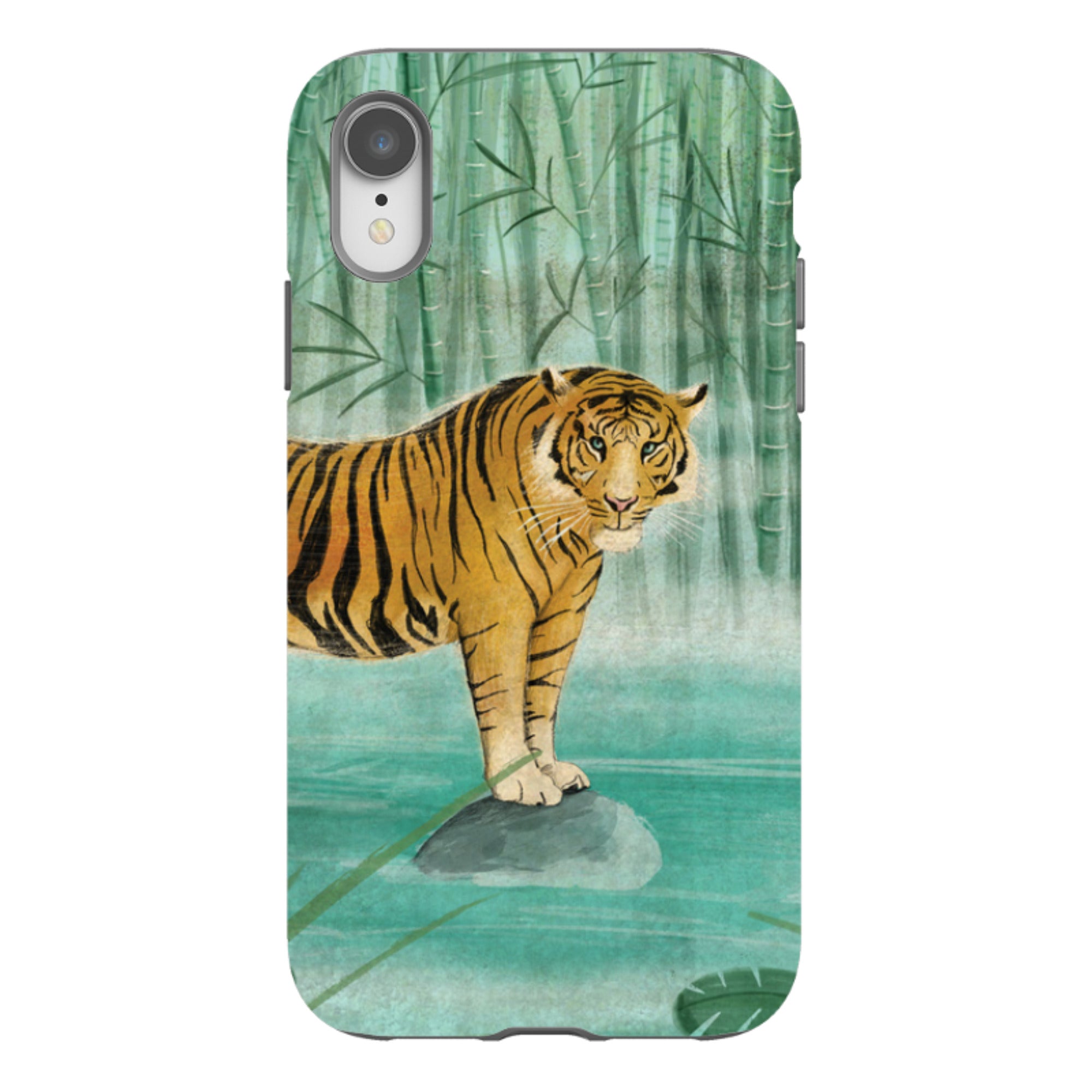 iPhone Tough Case - Tiger By Maja Lindberg