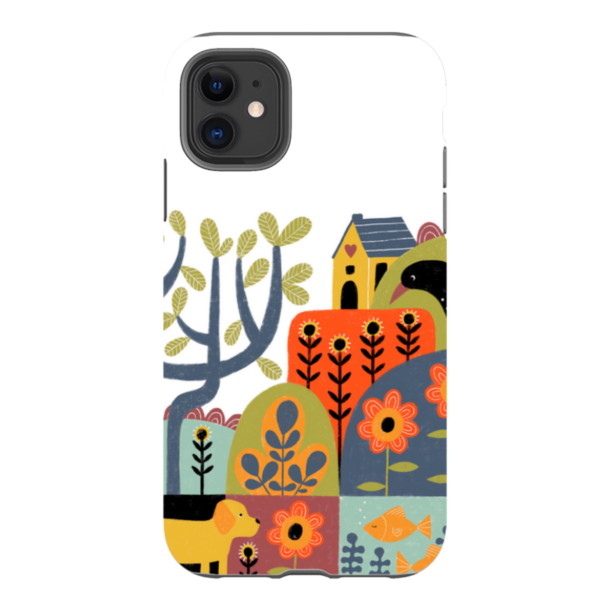 iPhone Tough Case - Folkscape By Suzy Taylor