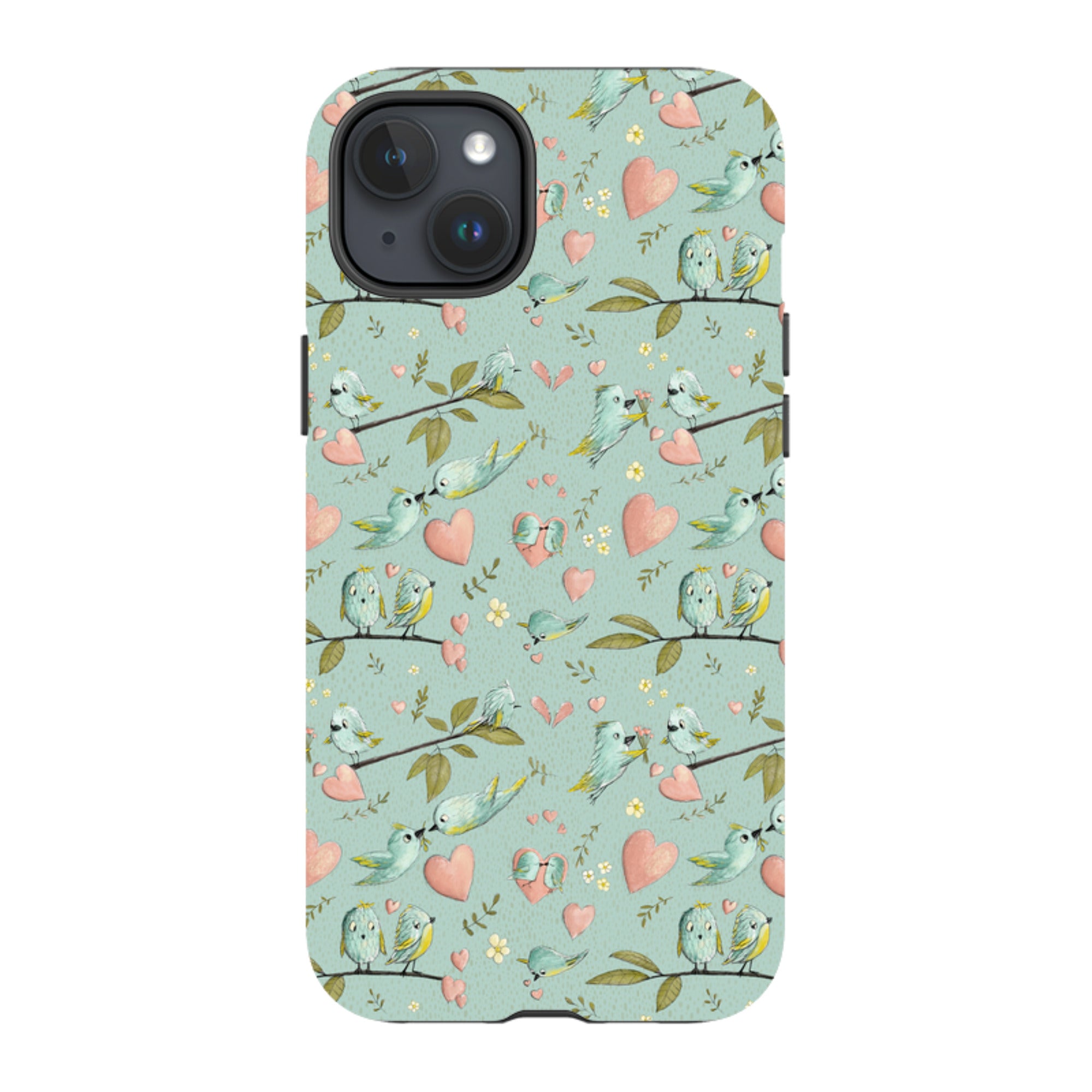 iPhone Tough Case - Love Is In The Air Pattern By Maja Lindberg