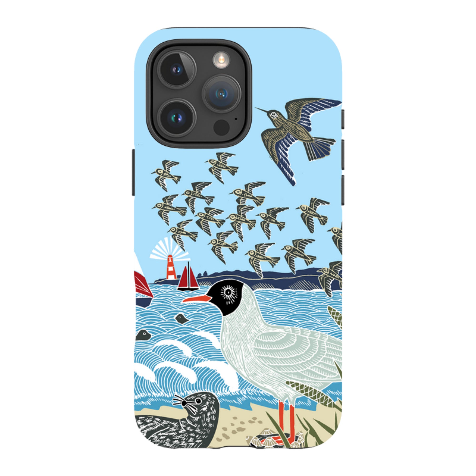 iPhone Case - Seagulls and Seals By Kate Heiss