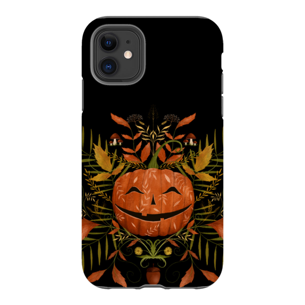 iPhone Tough Case - Happy Pumpkin By Maja Lindberg