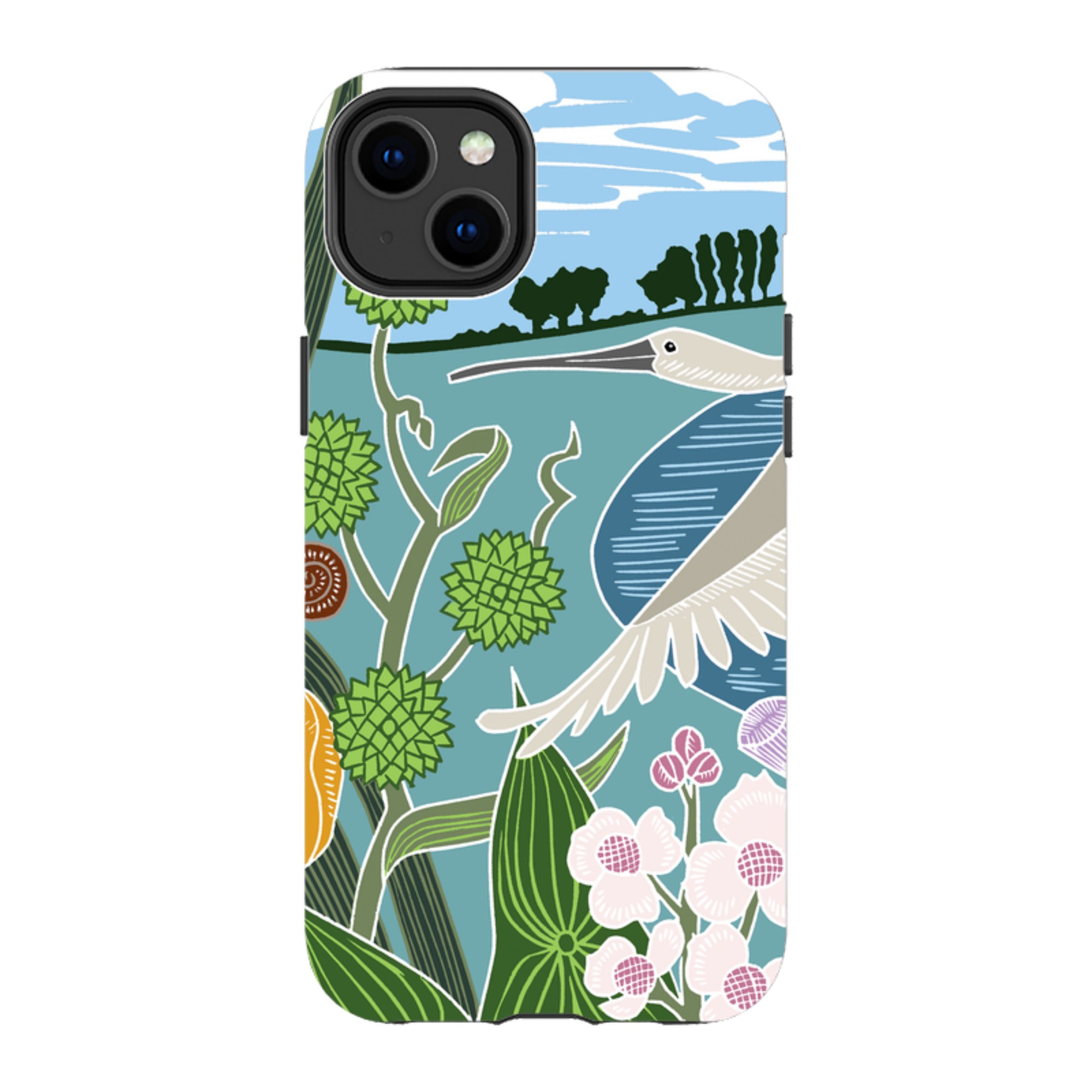 iPhone Tough Case - Spoonbill By Kate Heiss