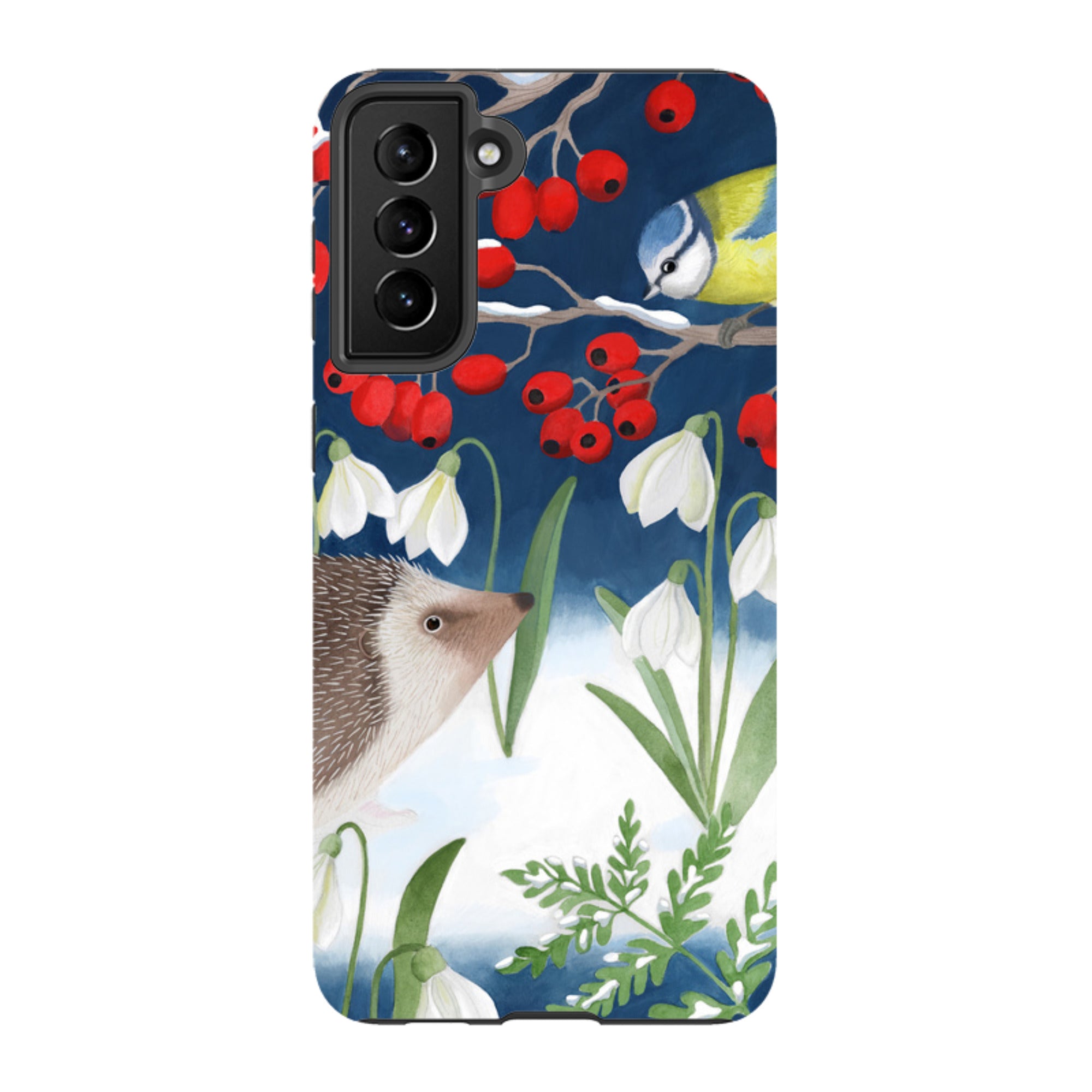 Samsung Tough Case - Blue Tit And Hedgehog By Bex Parkin